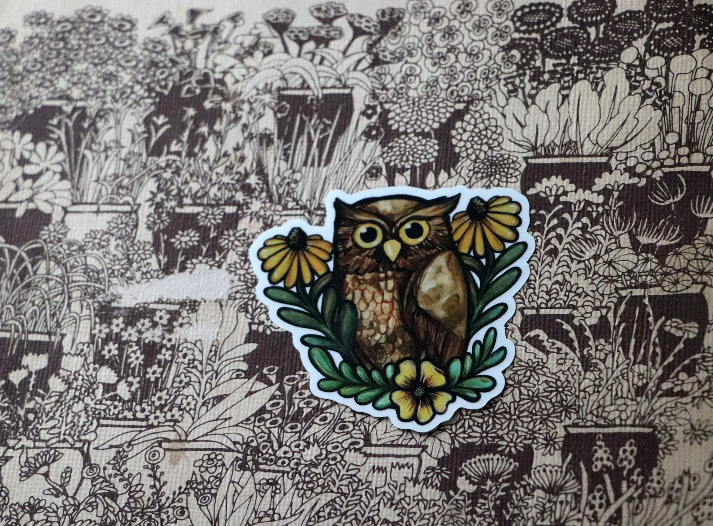 Owl Sticker