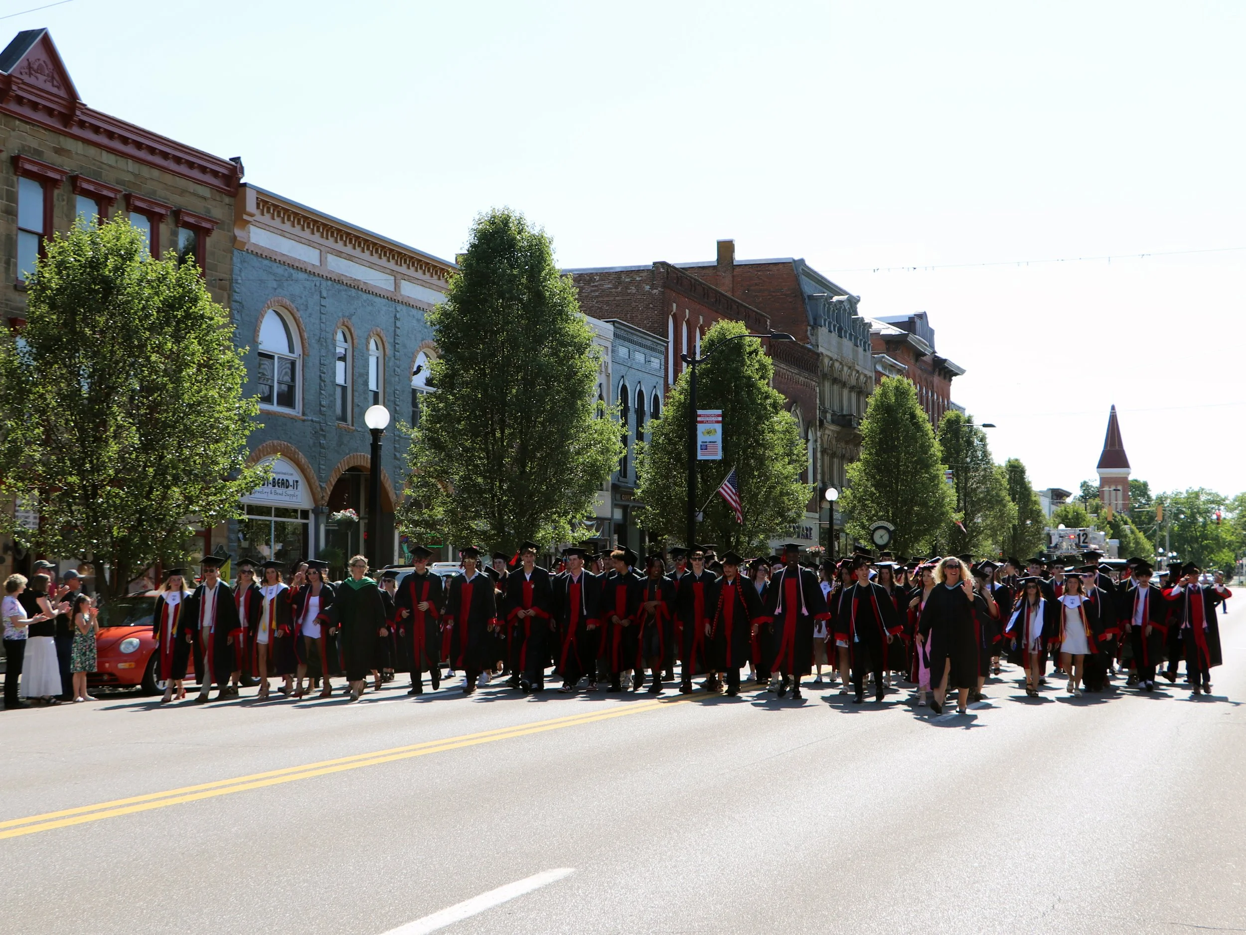Marshall Michigan Class of 2026 Senior Walk through town