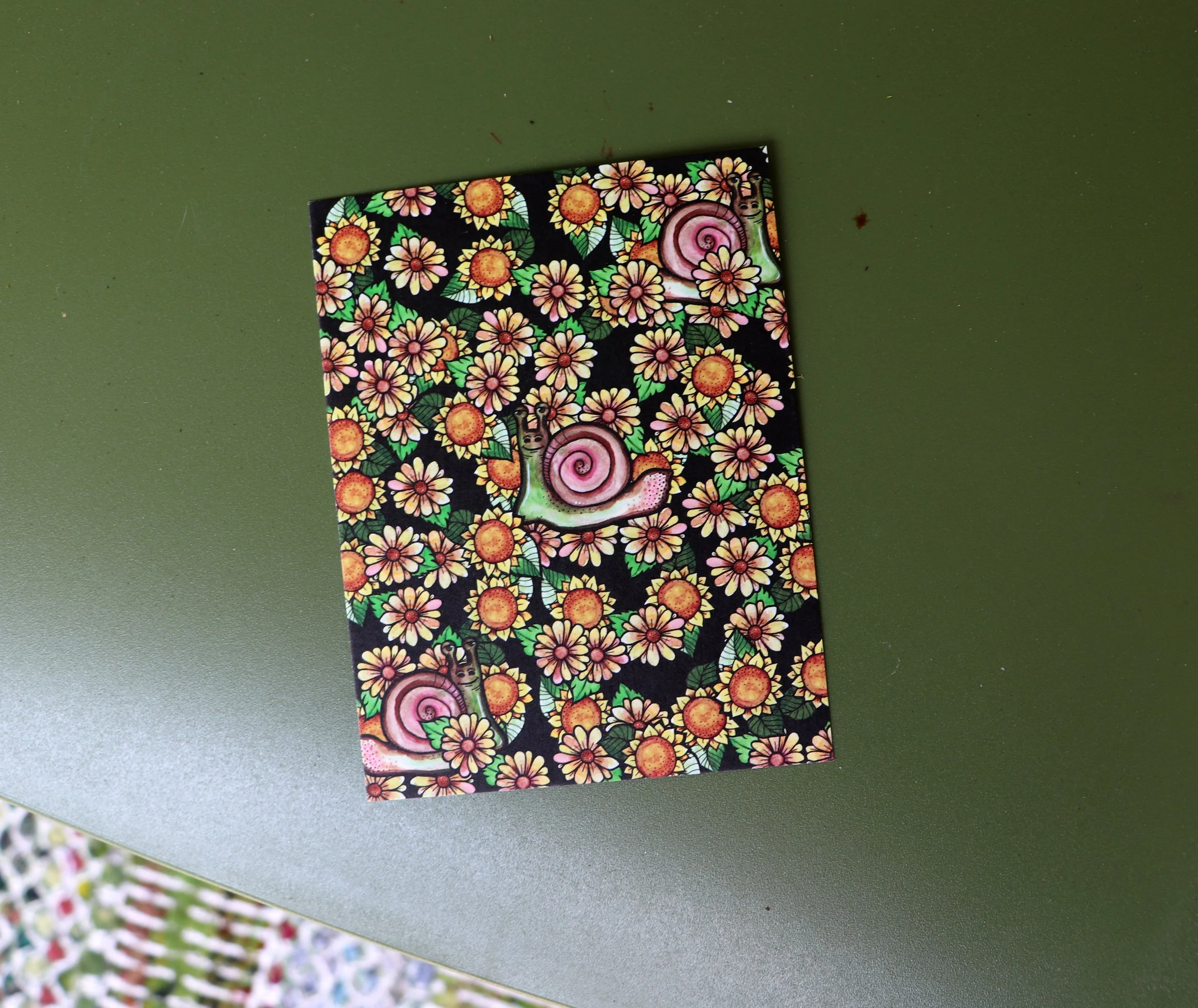 Snails postcard snailmail postcards