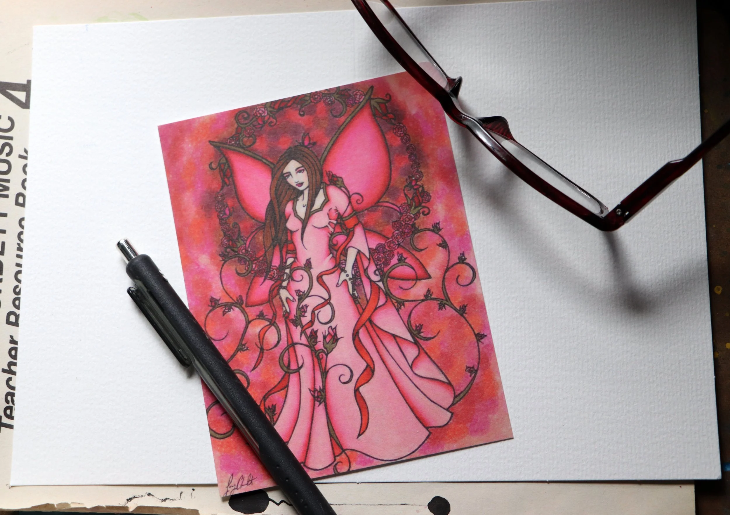 Rose Fairy Postcards