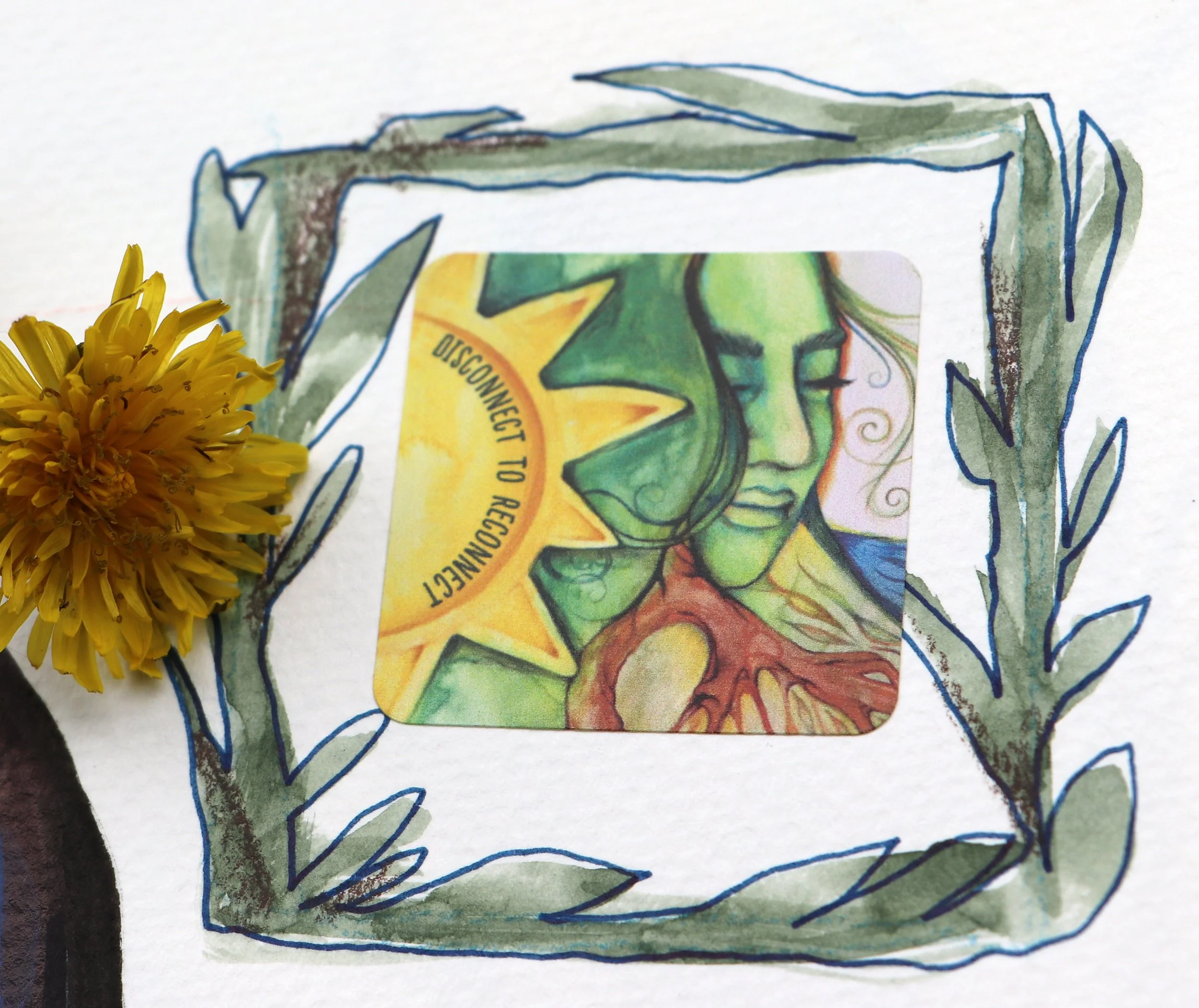 disconnect to reconnect stickers