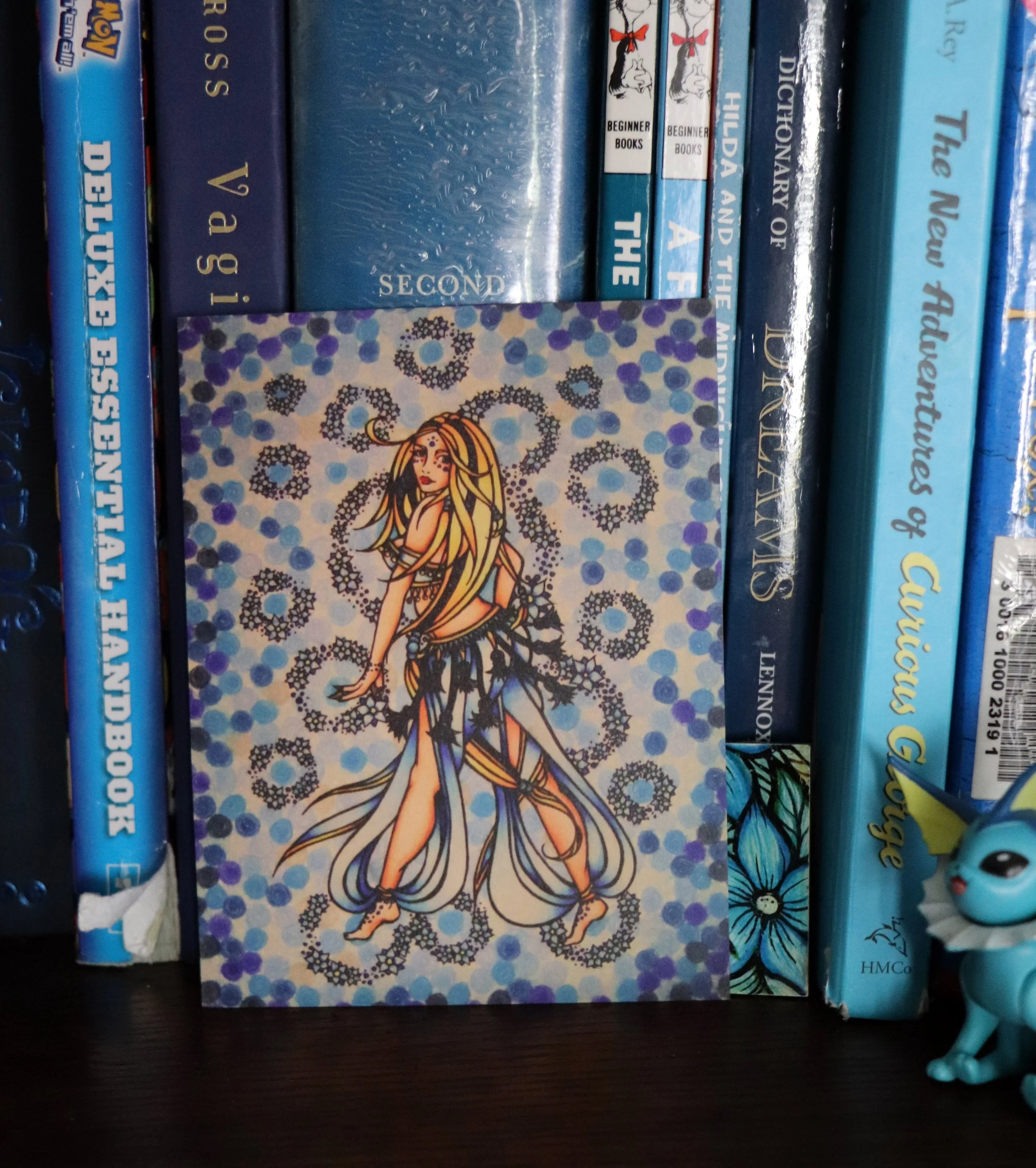 Kalila Blue belly Dancer Postcards