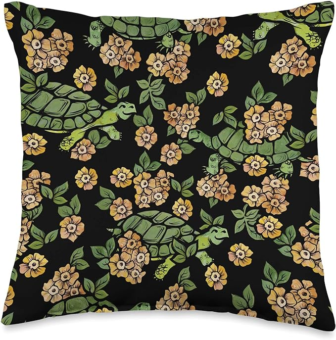 Turtles and flowers