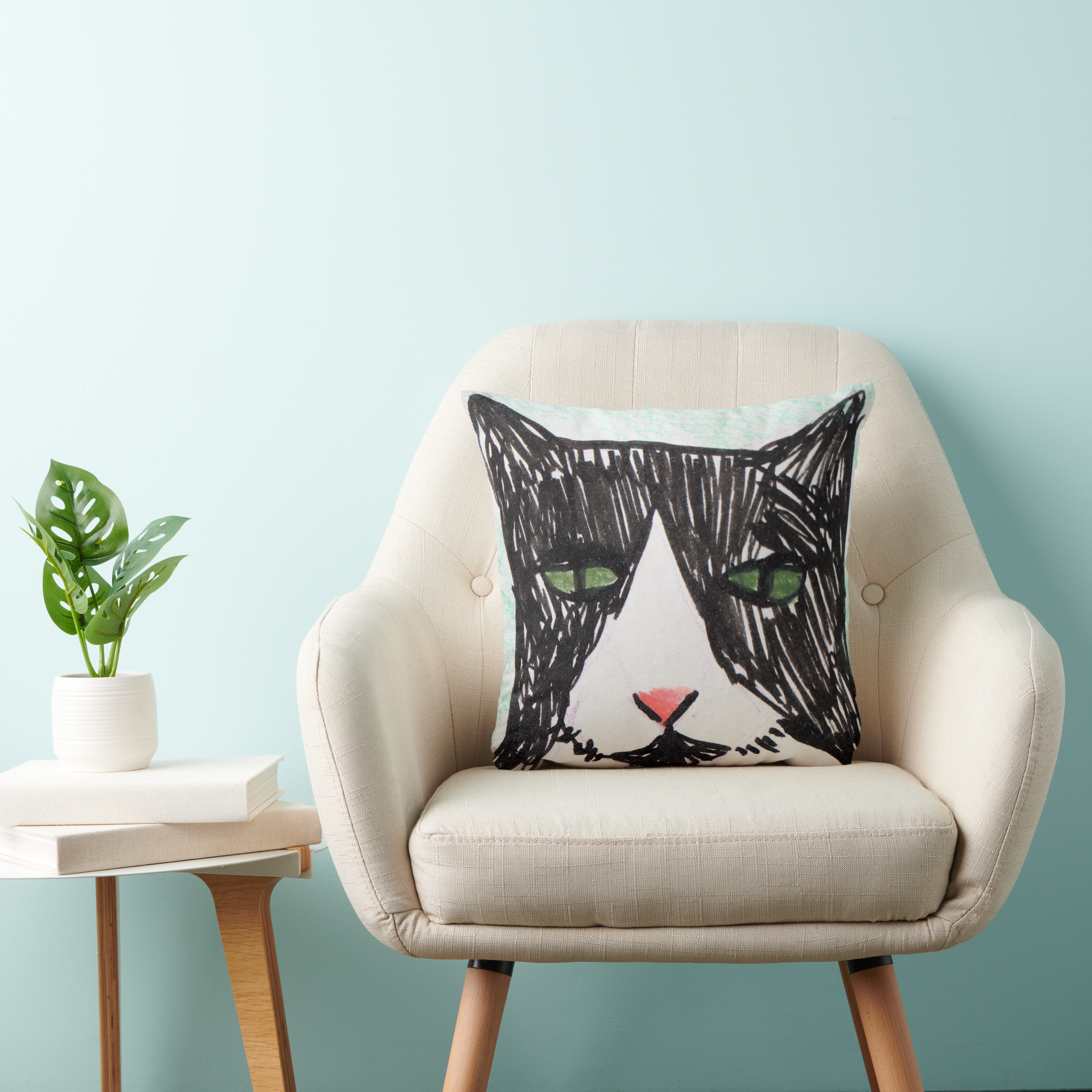 tuxedo cat art