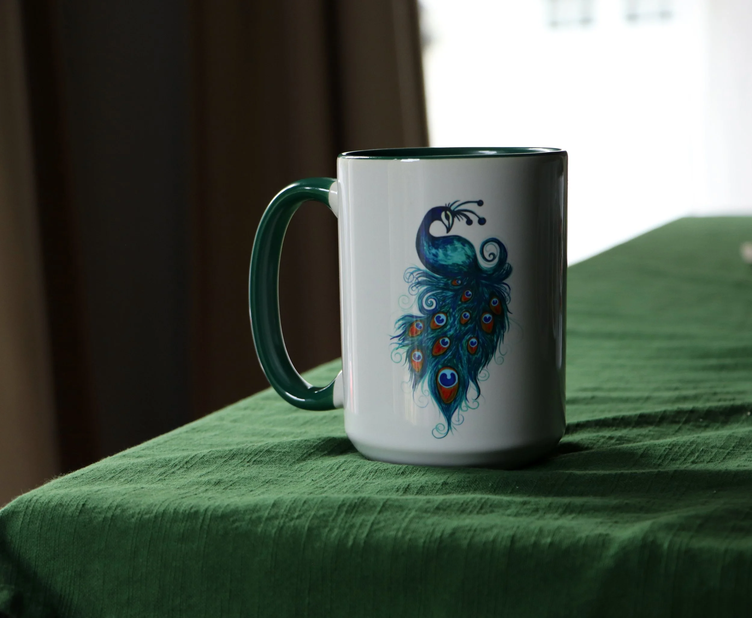 Peacock Mug