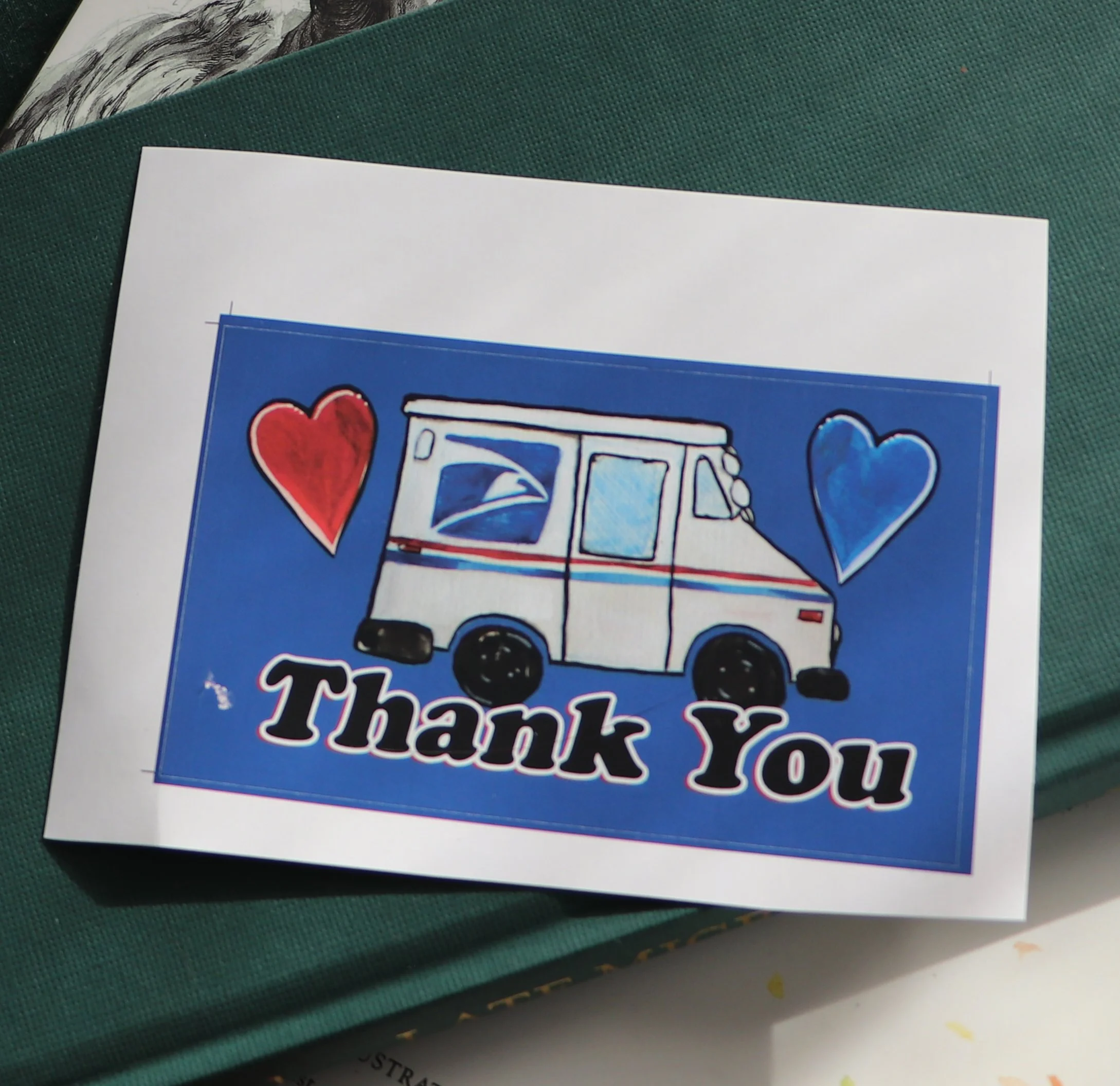 Thank You Mail Carriers Stickers