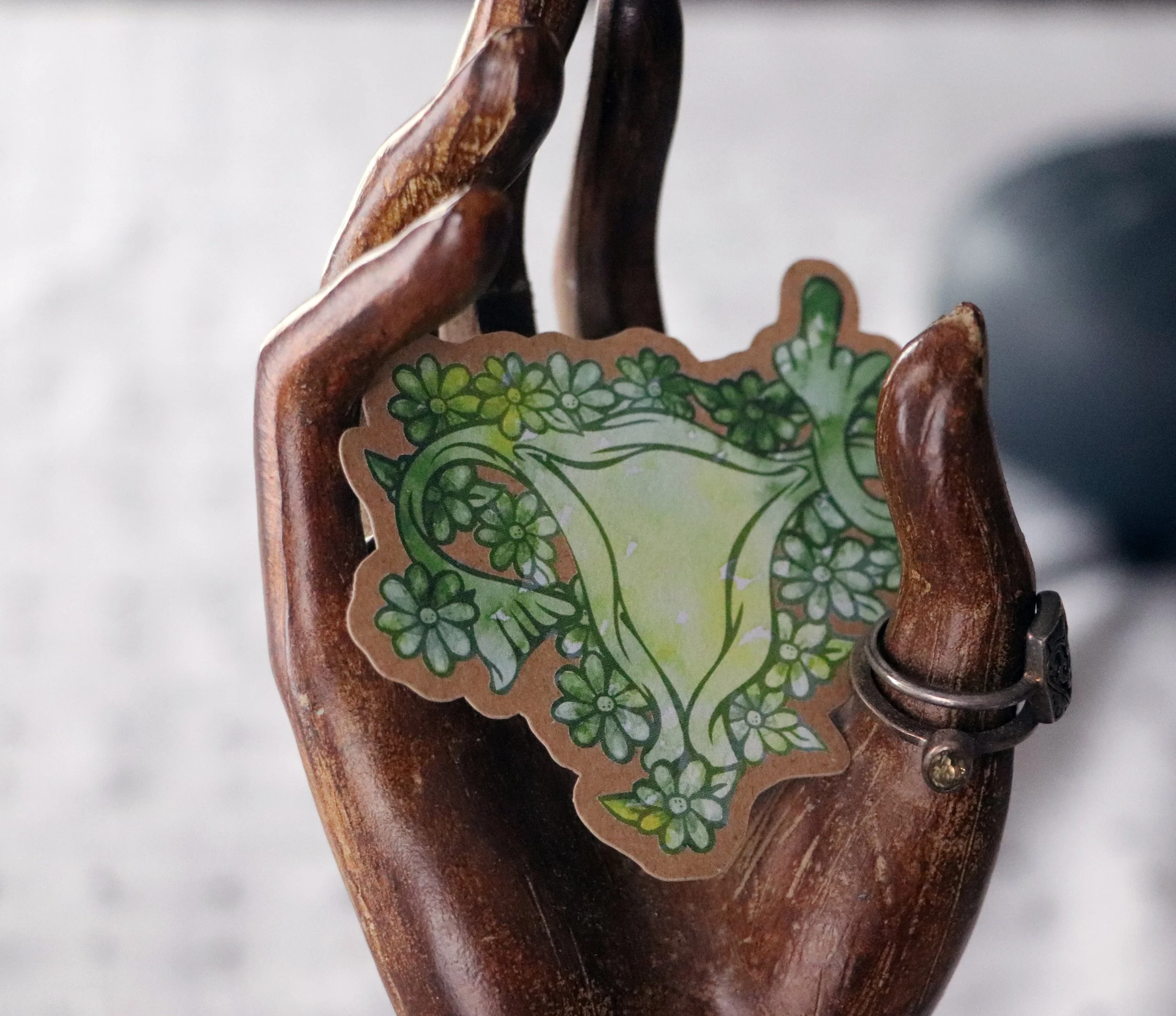 Pro-choice uterus stickers