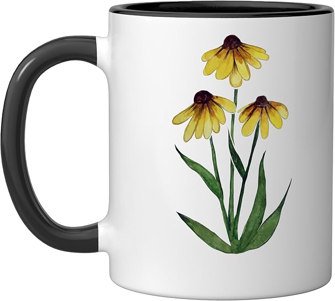 Black eyed susan mug