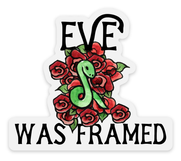 Eve was framed stickers