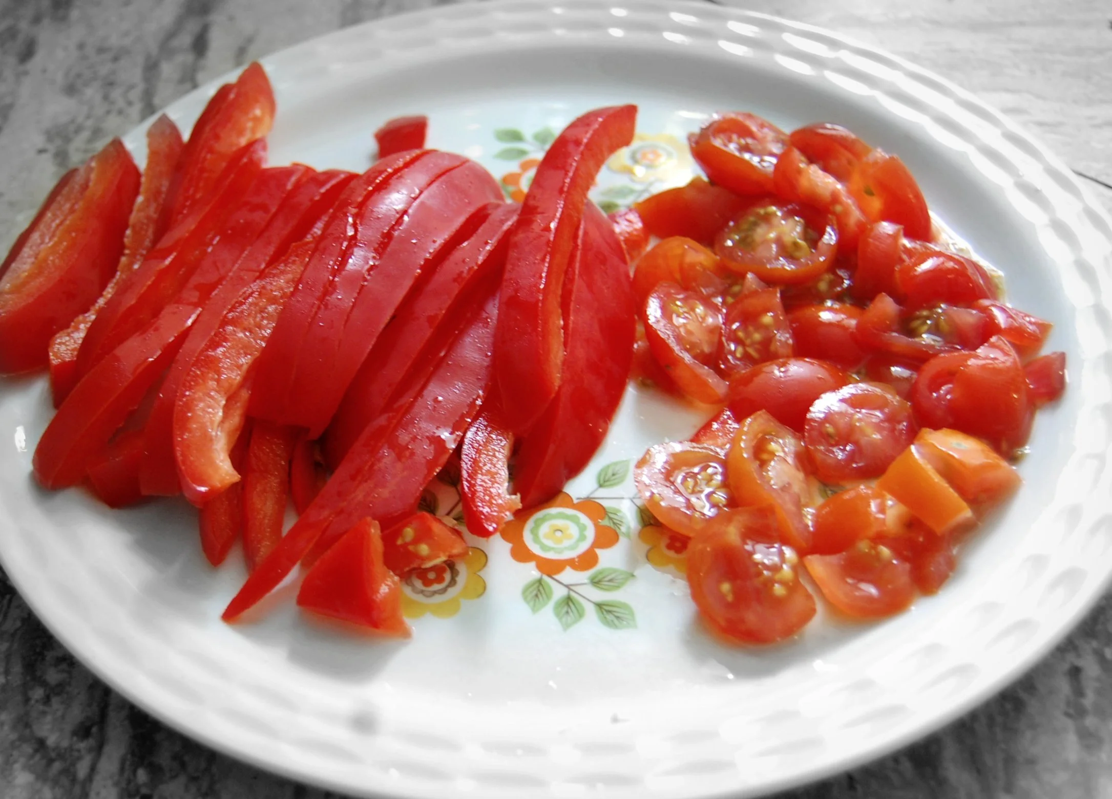 diced tomato's 