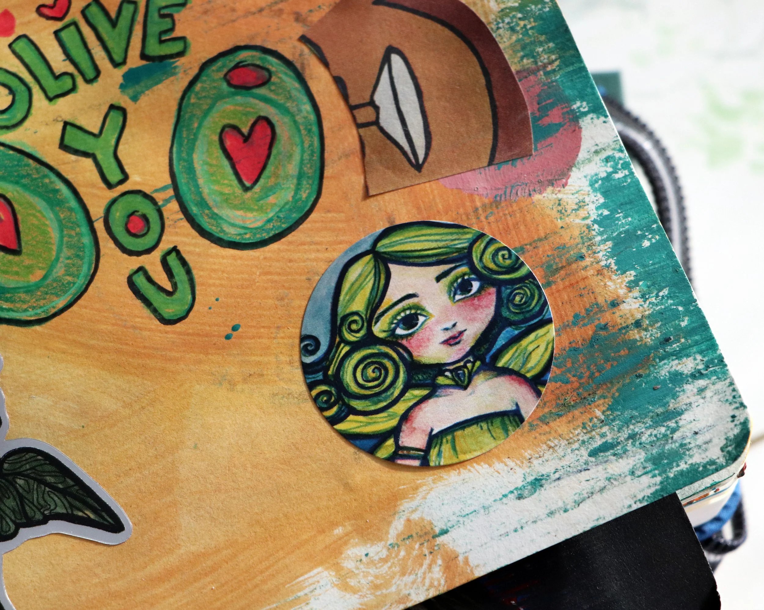 Green Fairy Stickers