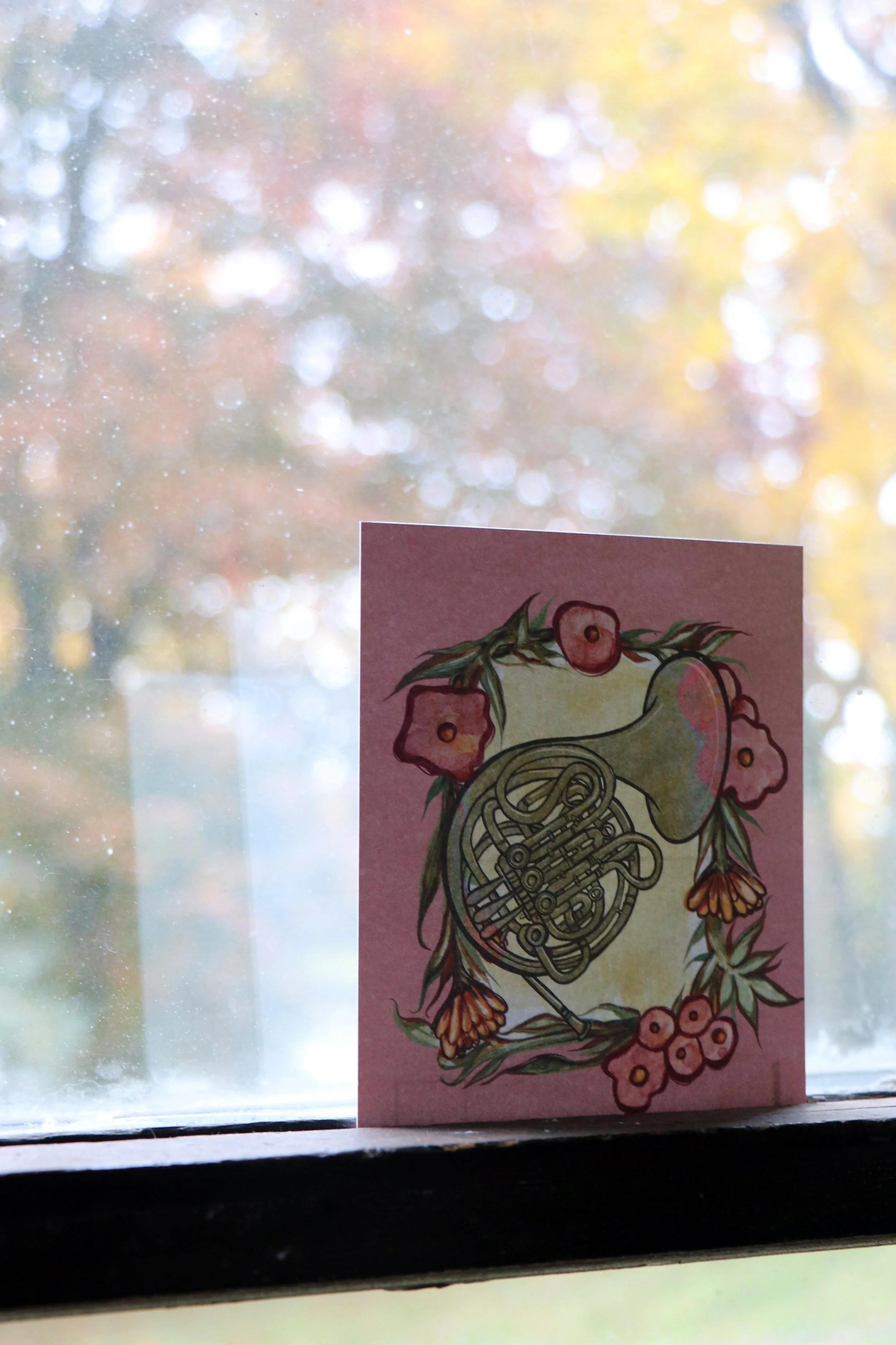 French Horn Postcards