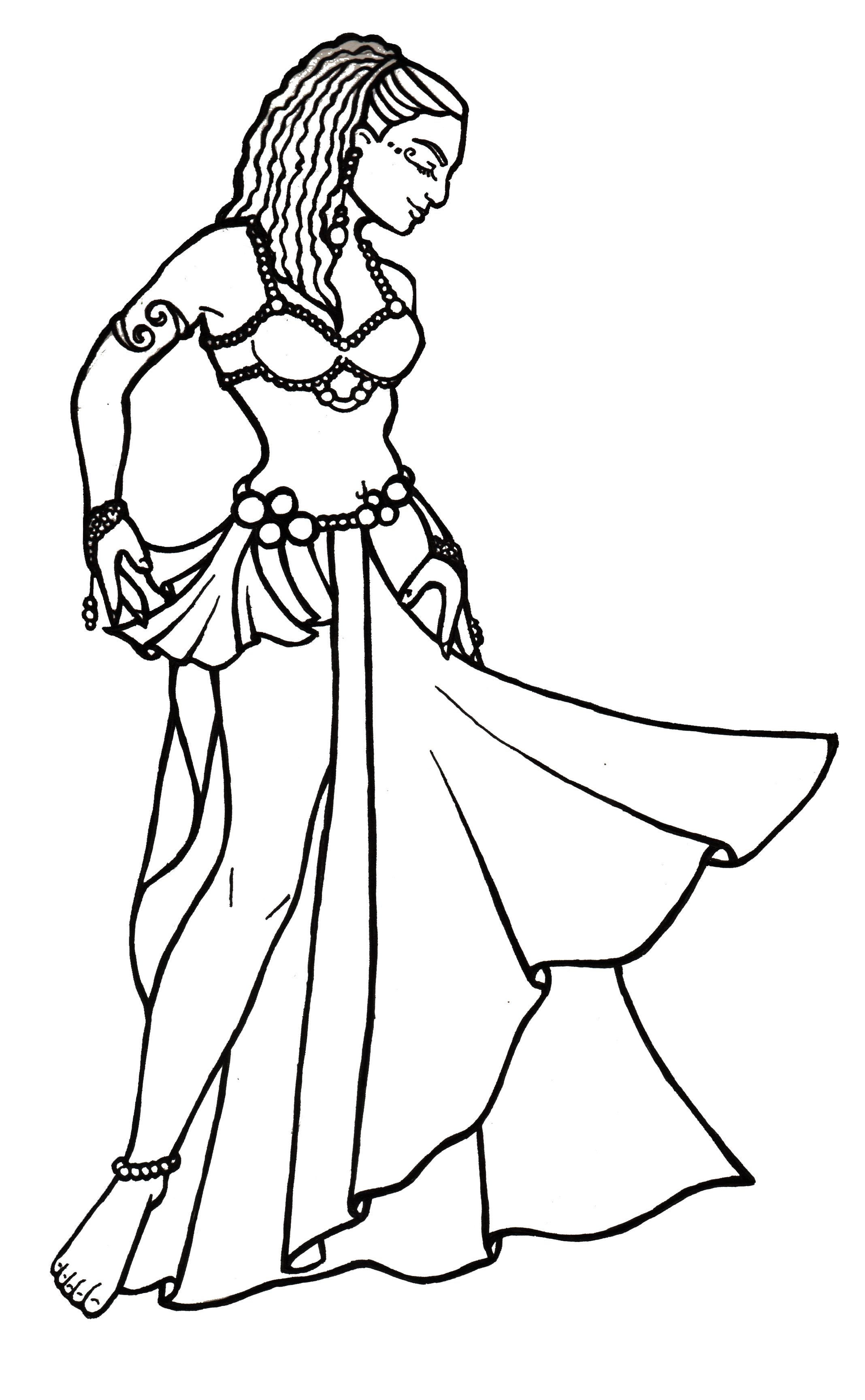 lacy chenault belly dancer artwork