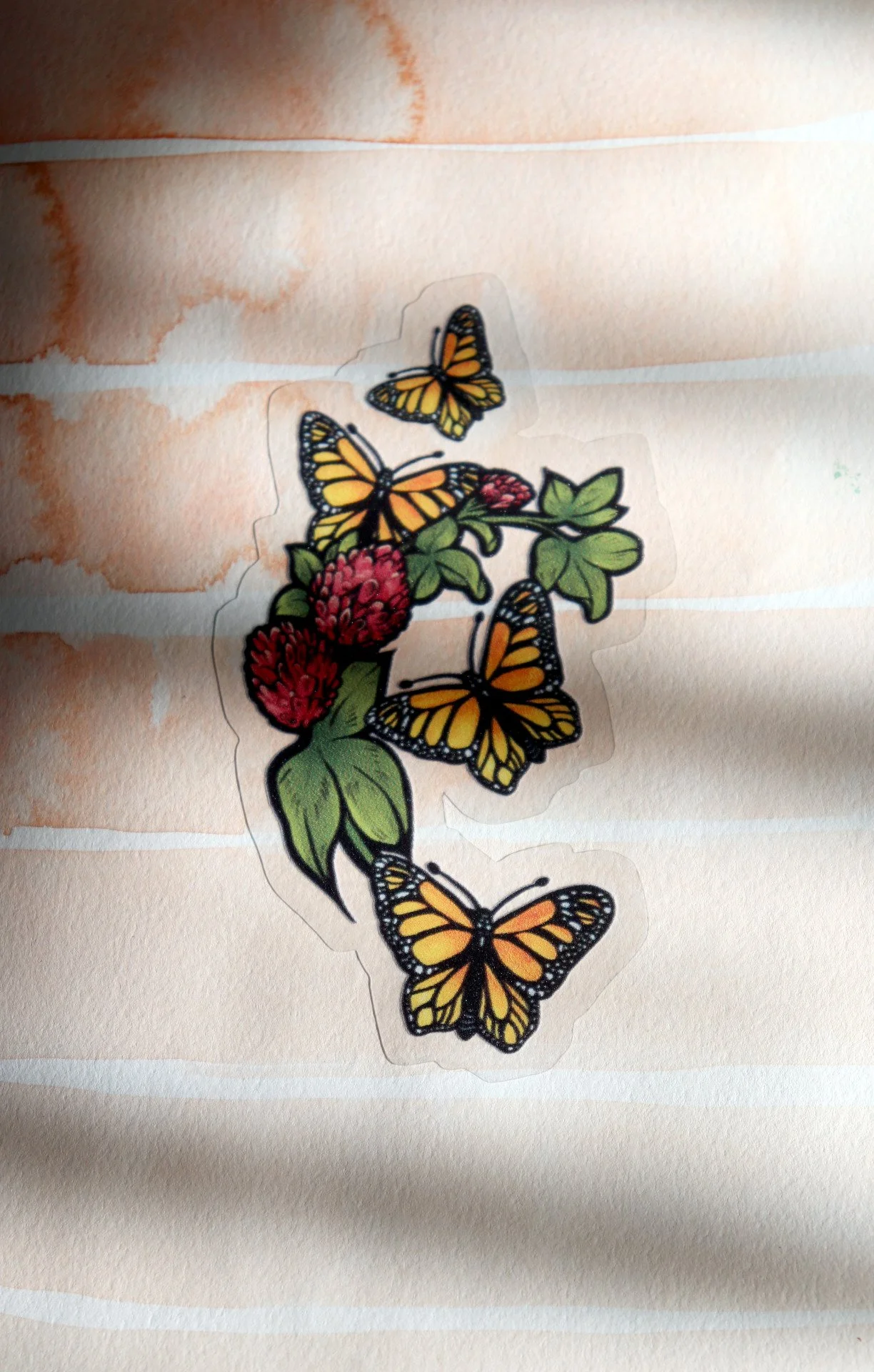 monarch butterfly stickers