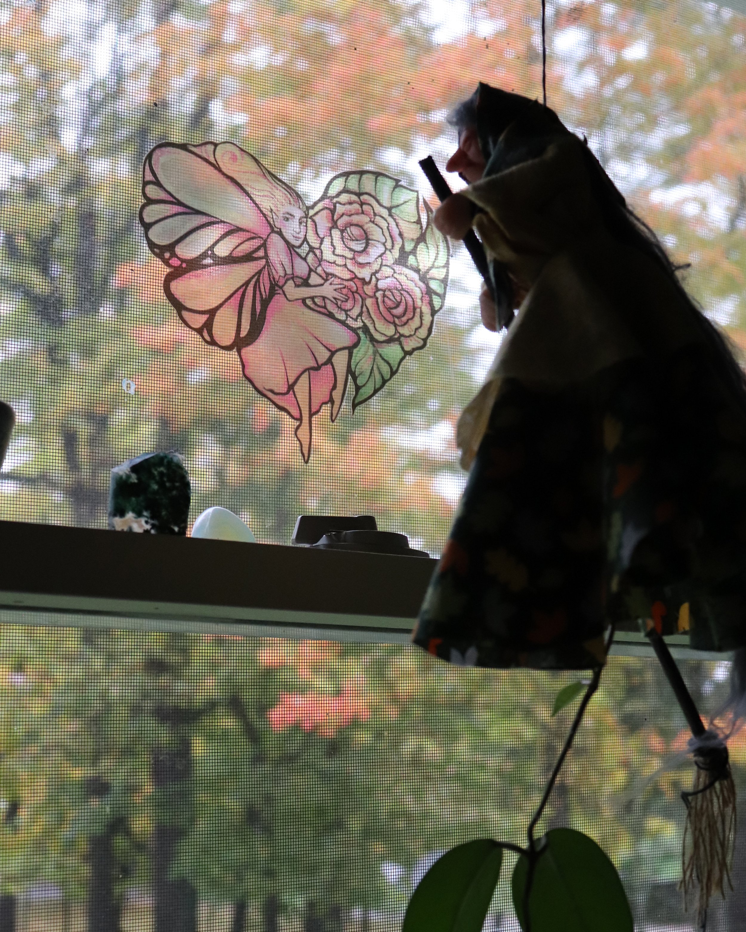 fairy window cling