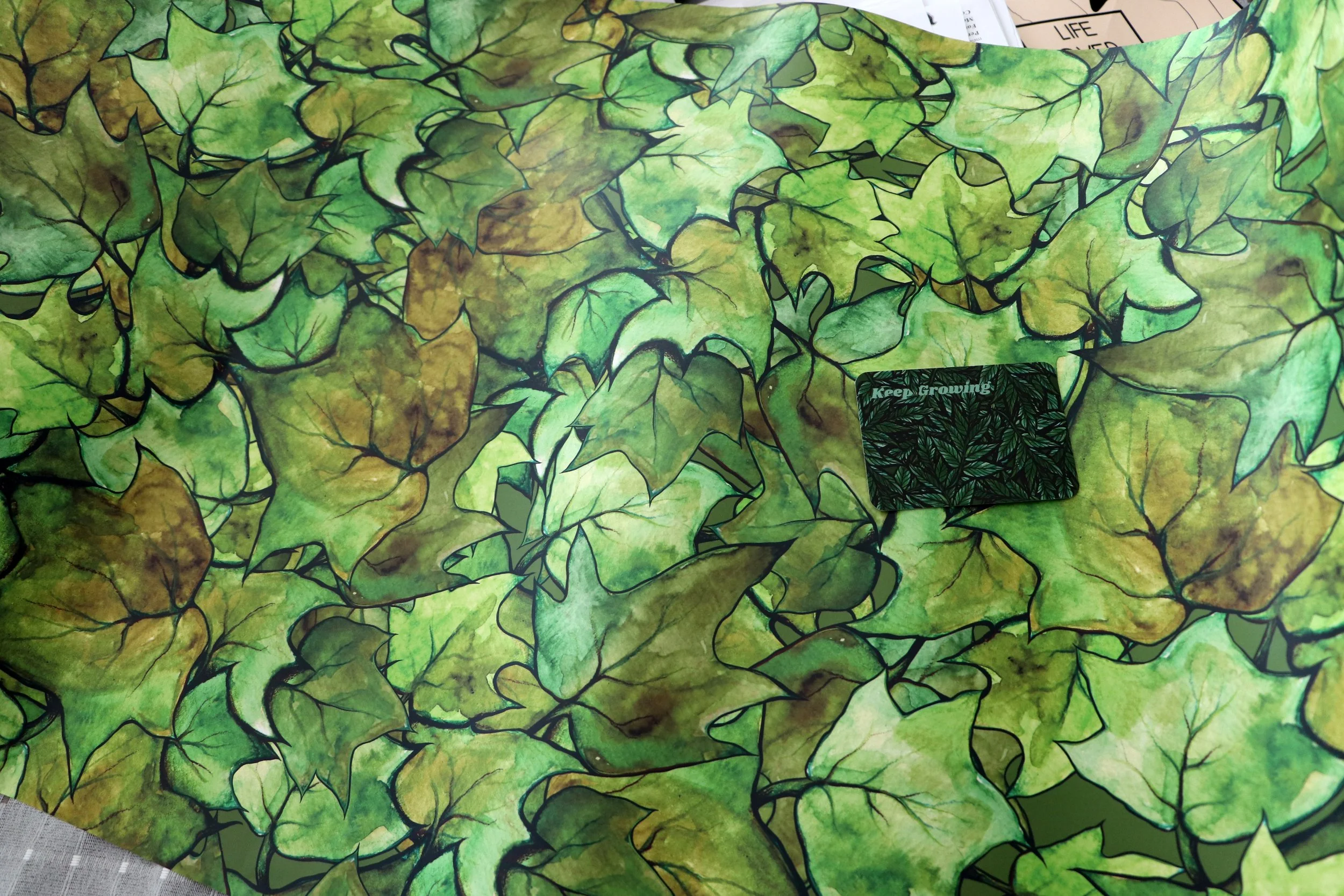Green Ivy Wrapping Paper