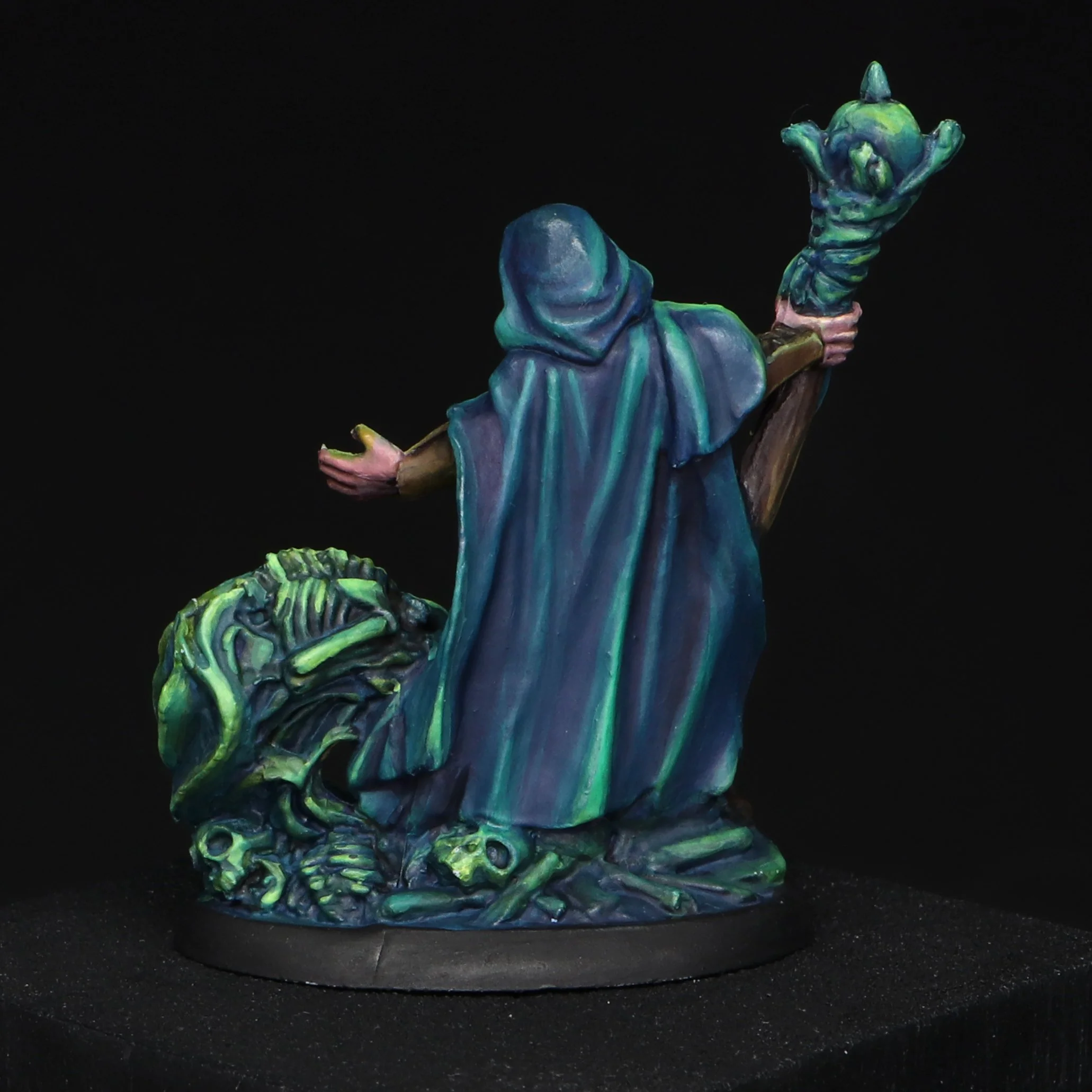 Female Reaper Bones Miniature Painted Necromancer 