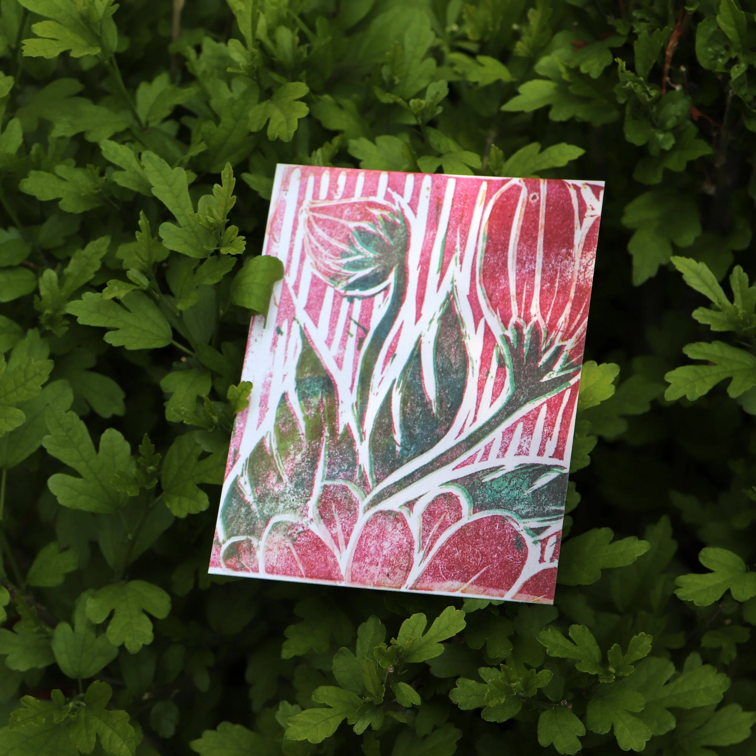 spring flowers card