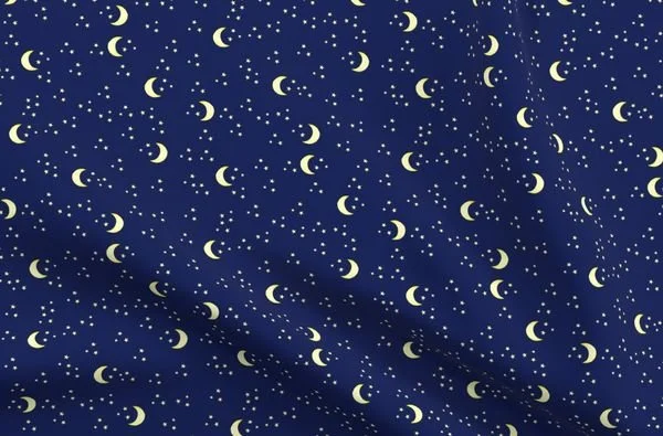 Moon and Stars Fabric