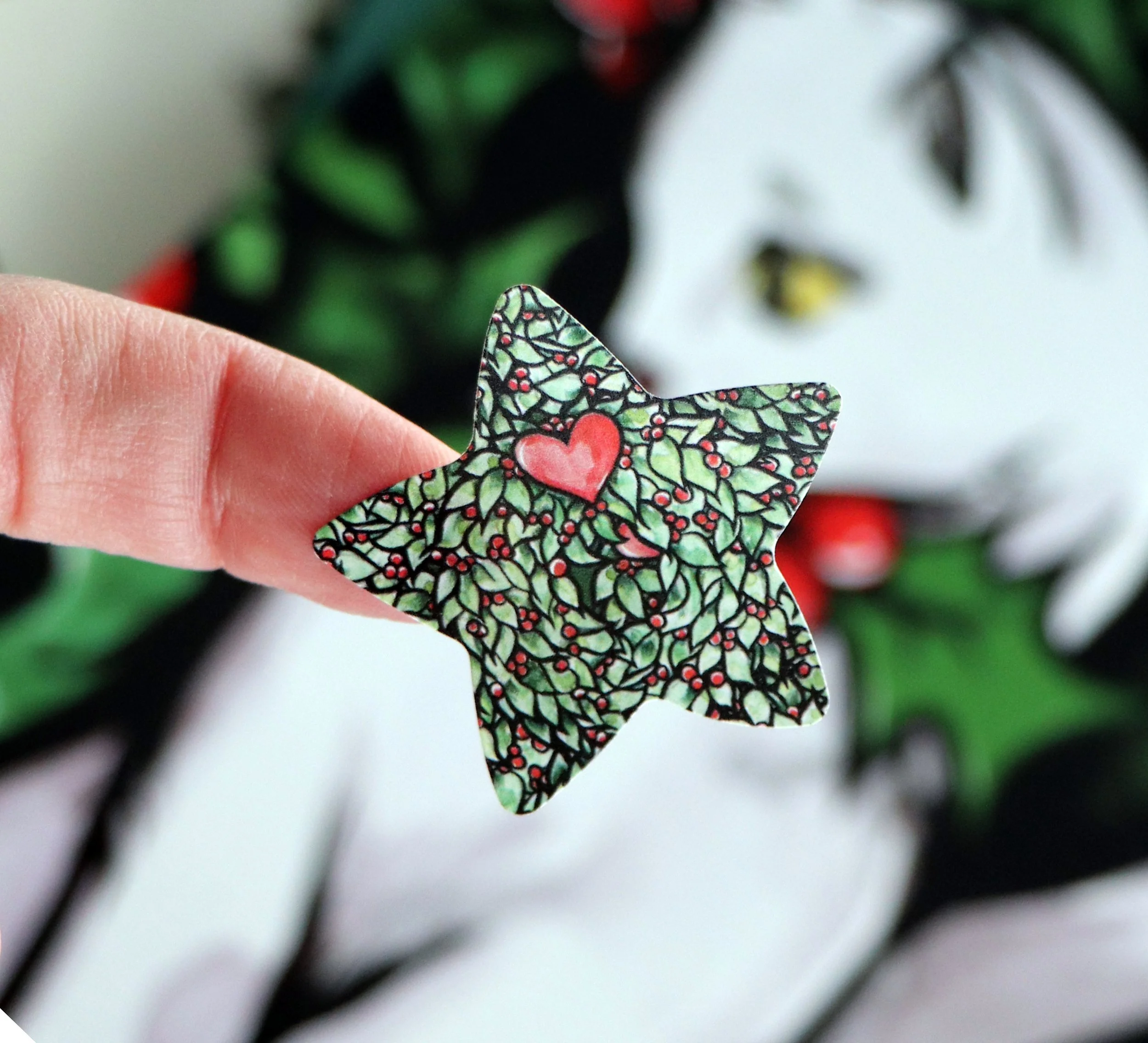 Christmas Star Stickers