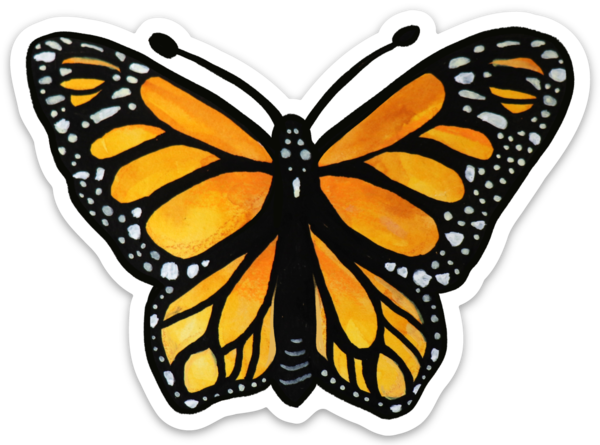 Butterfly window clings