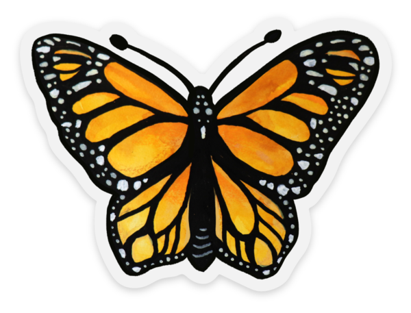 Monarch Butterfly Stickers