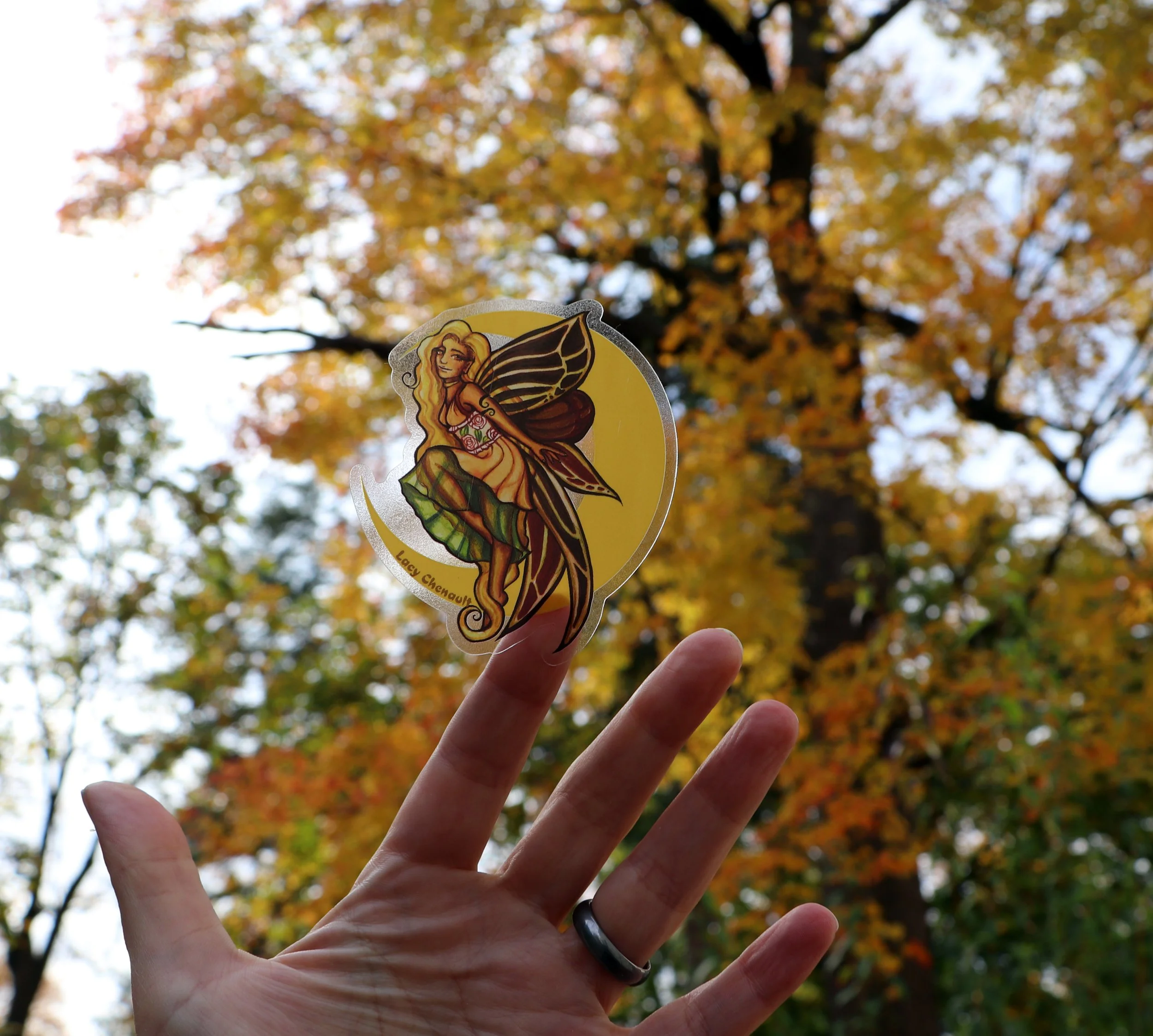 Autumn Fairy Sticker