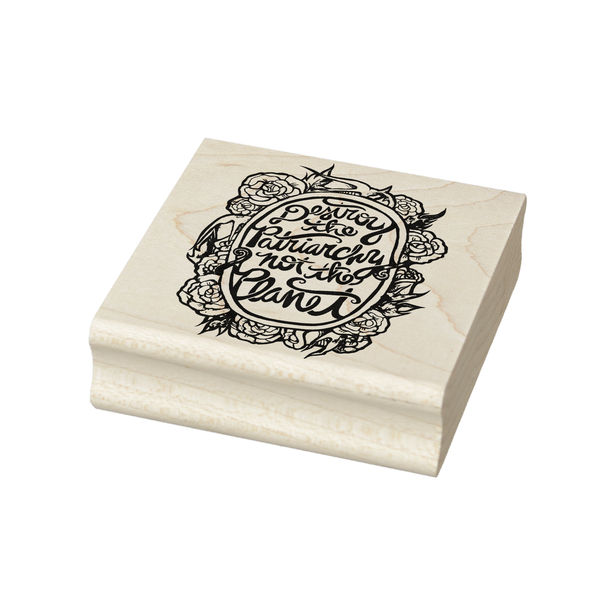 Destroy the Patriarchy not the Planet Stamps