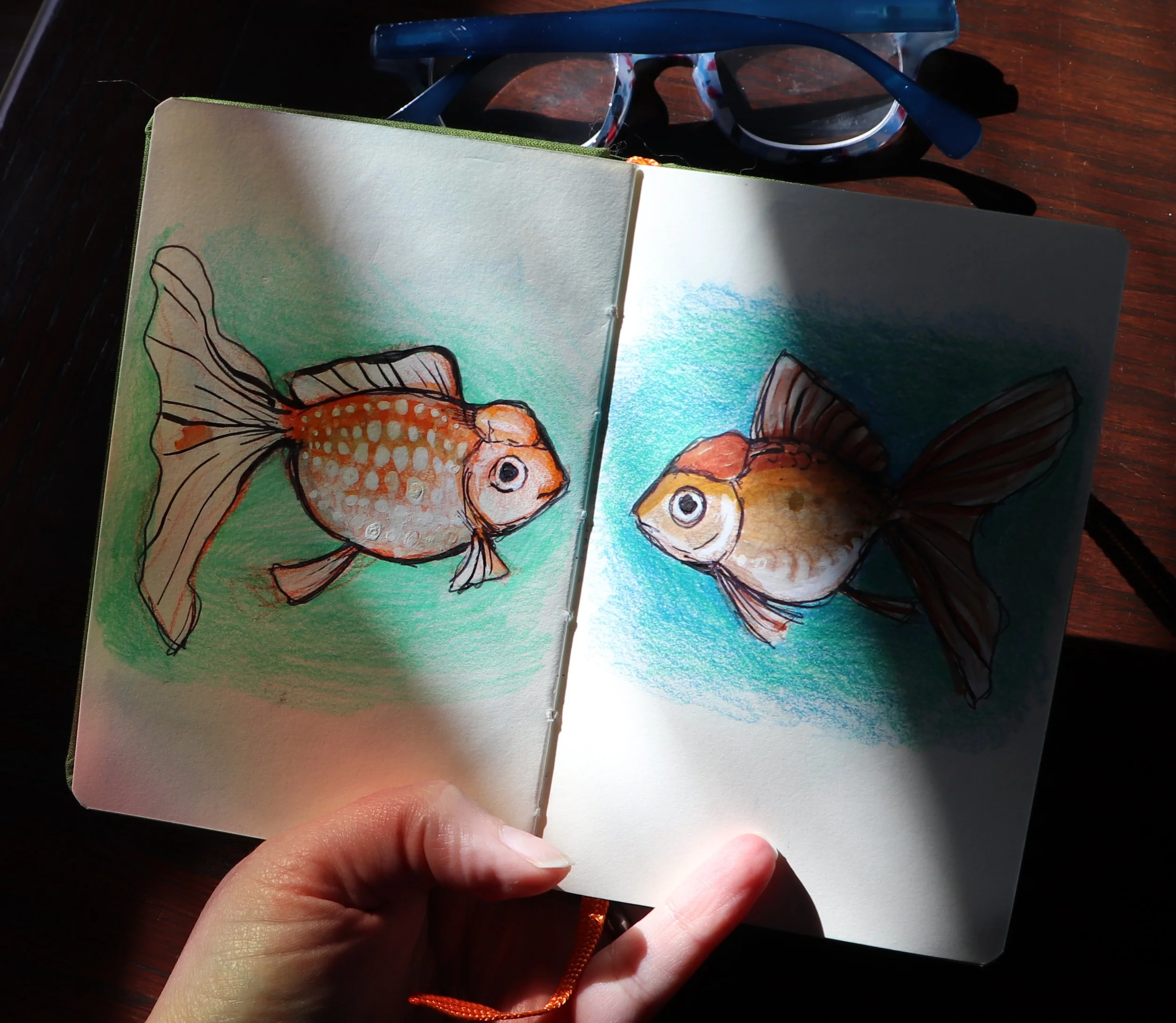 goldfish sketches