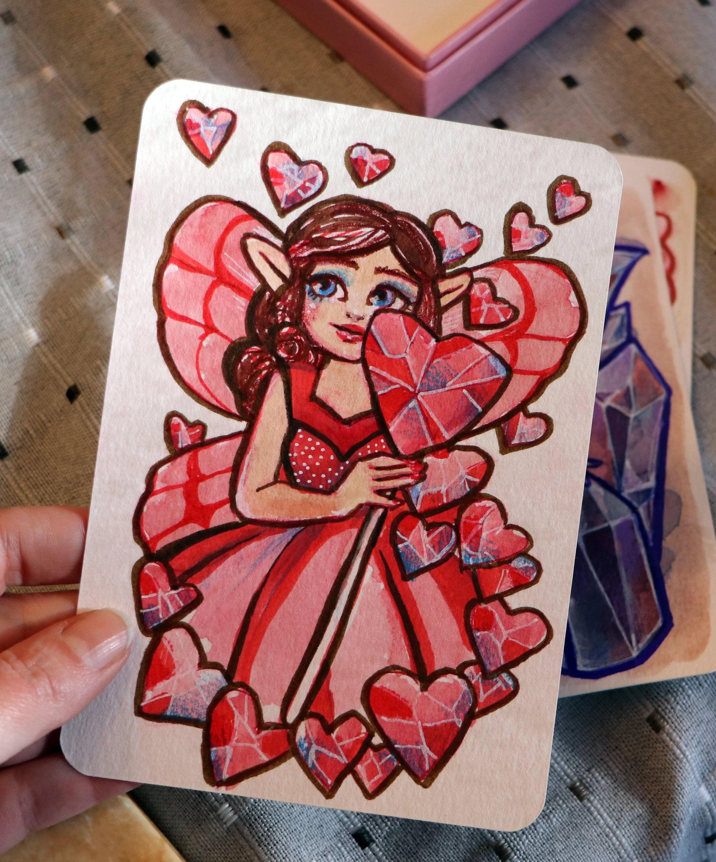 Valentine's day postcard
