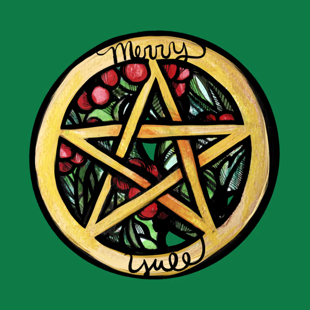 Merry Yule Pentacle 