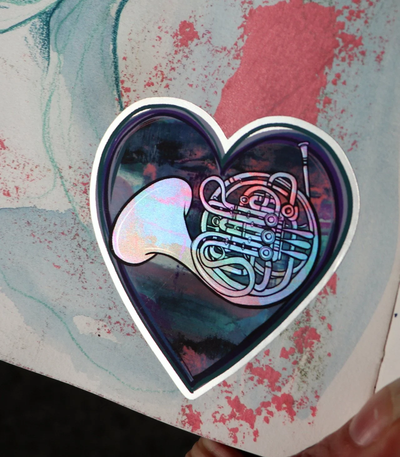 french horn stickers 