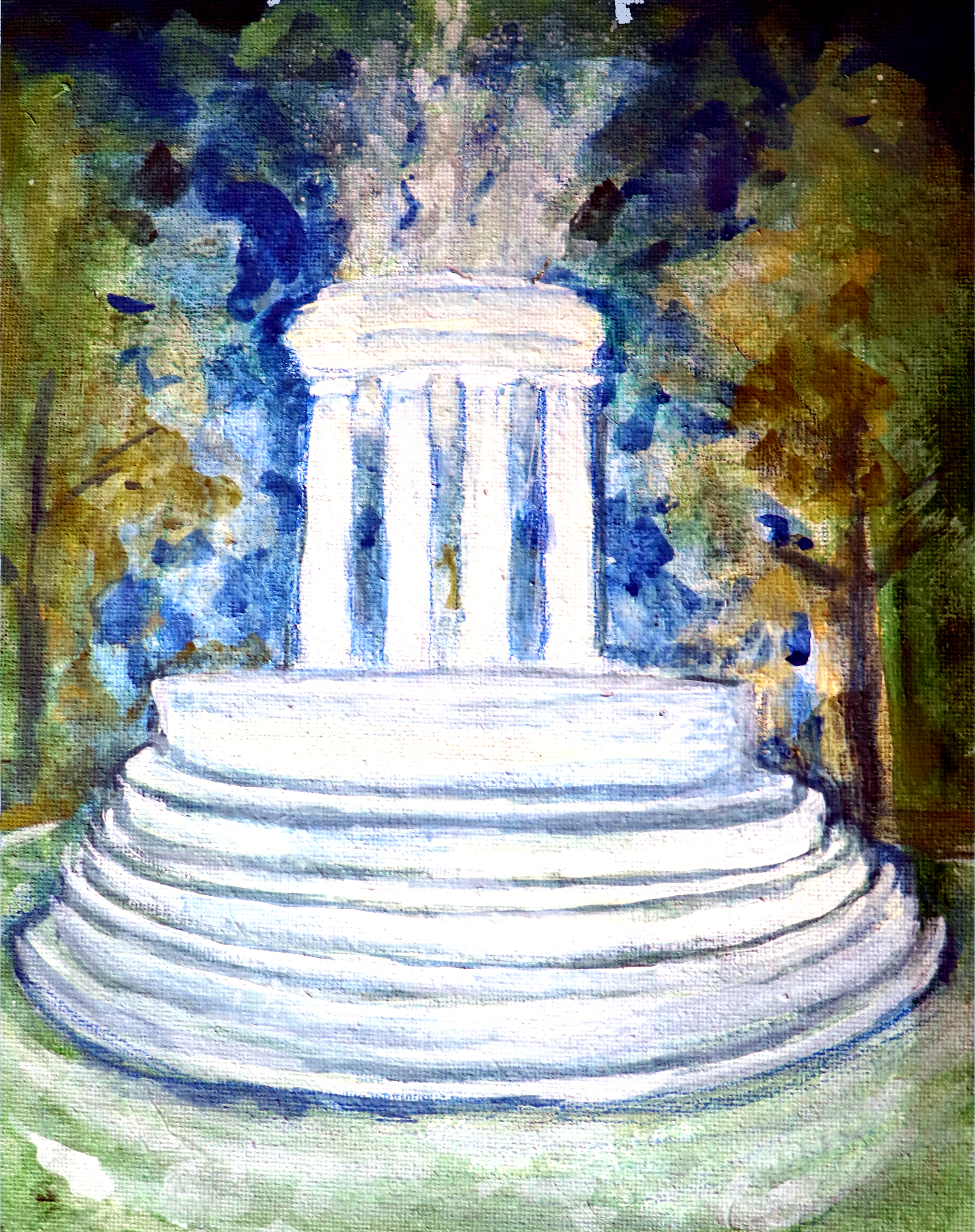 Brooks Memorial Fountain in Marshall michigan