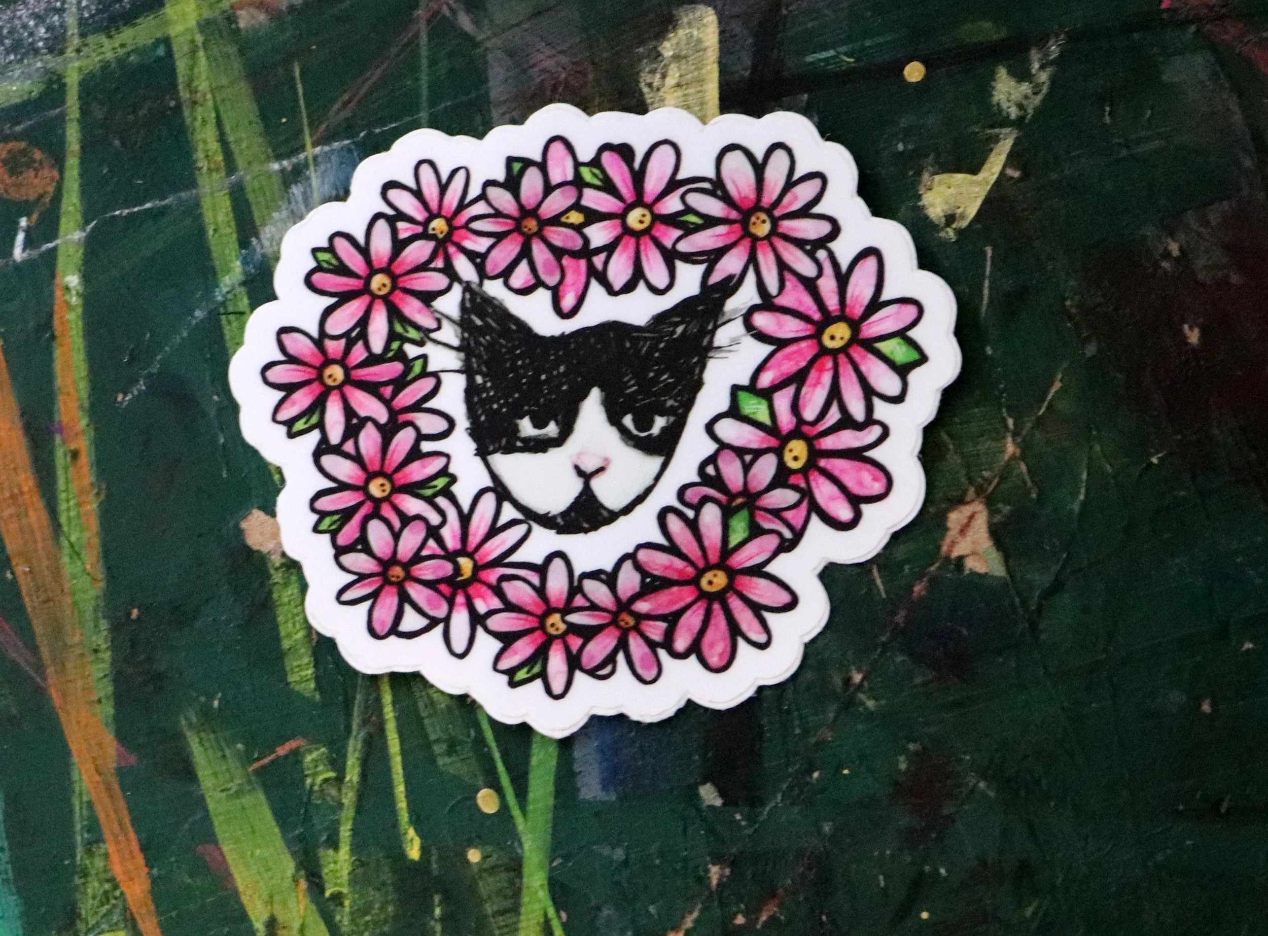 tuxie cat sticker