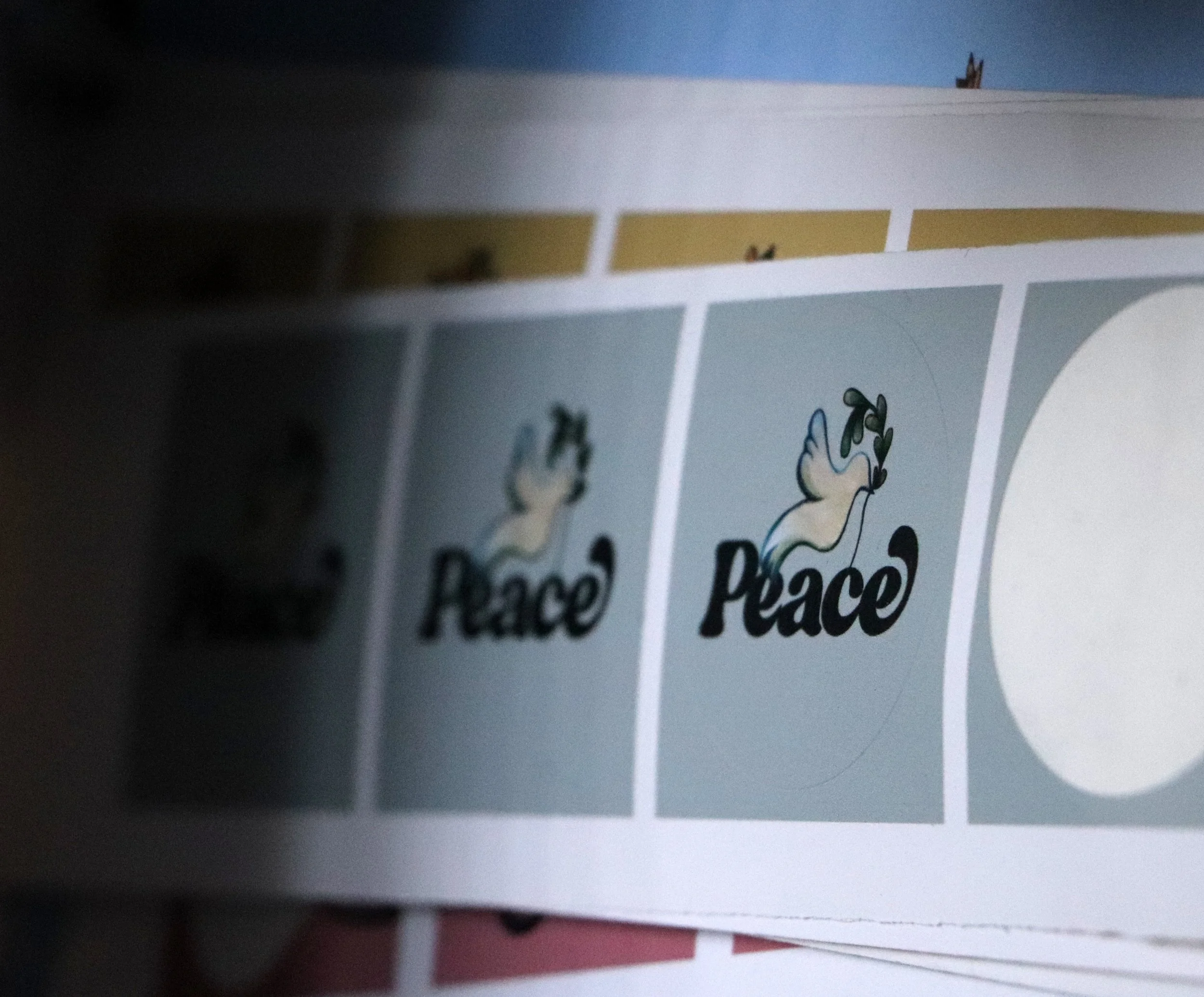 Peace stickers