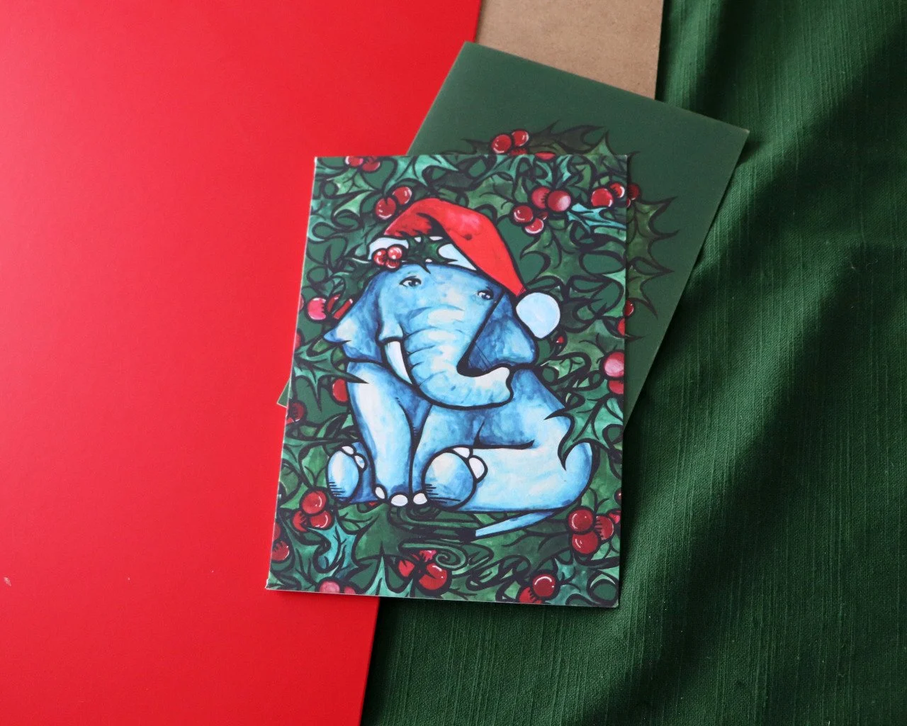 Elephant Yule art