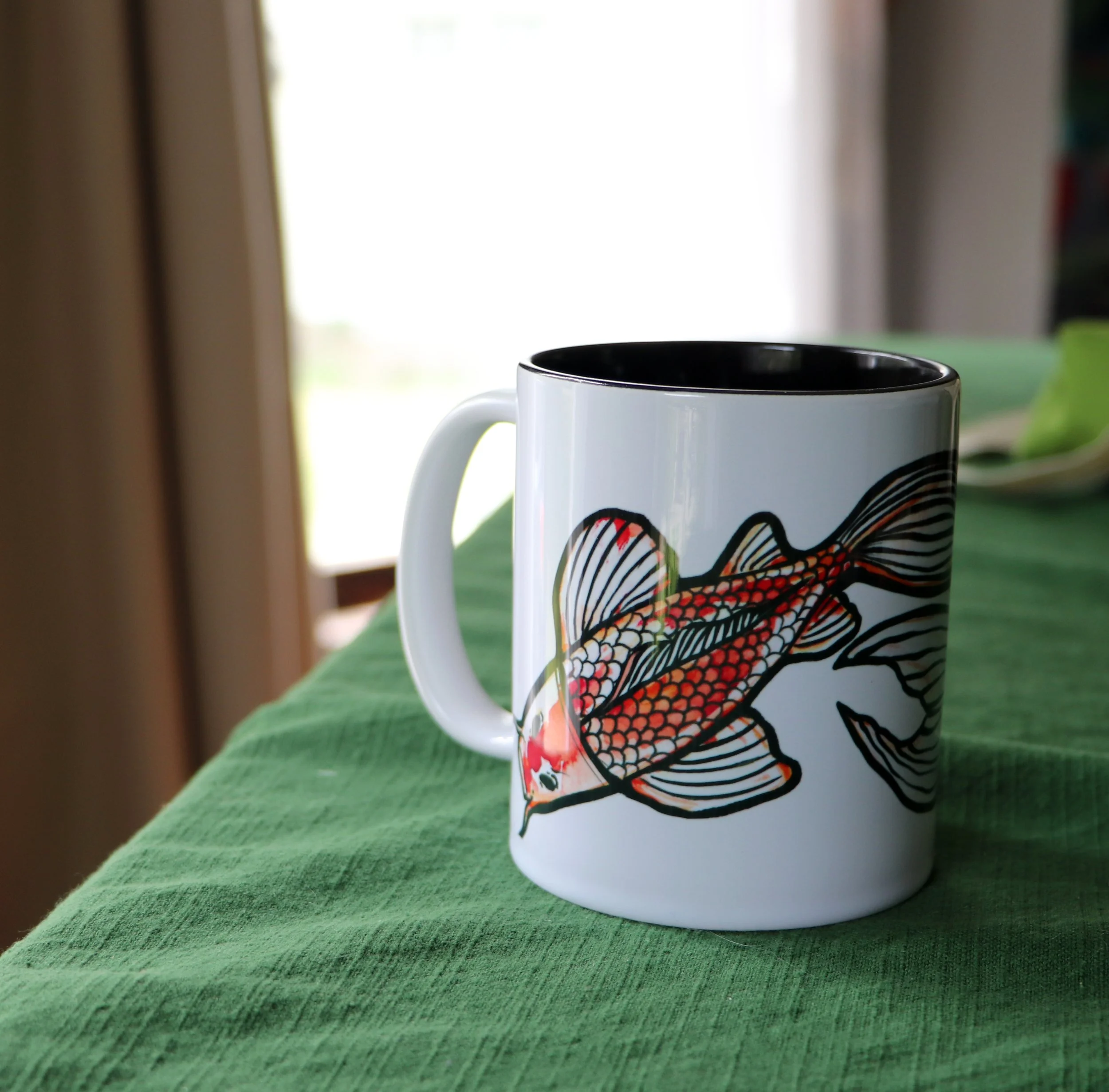 Koi Coffee Cup