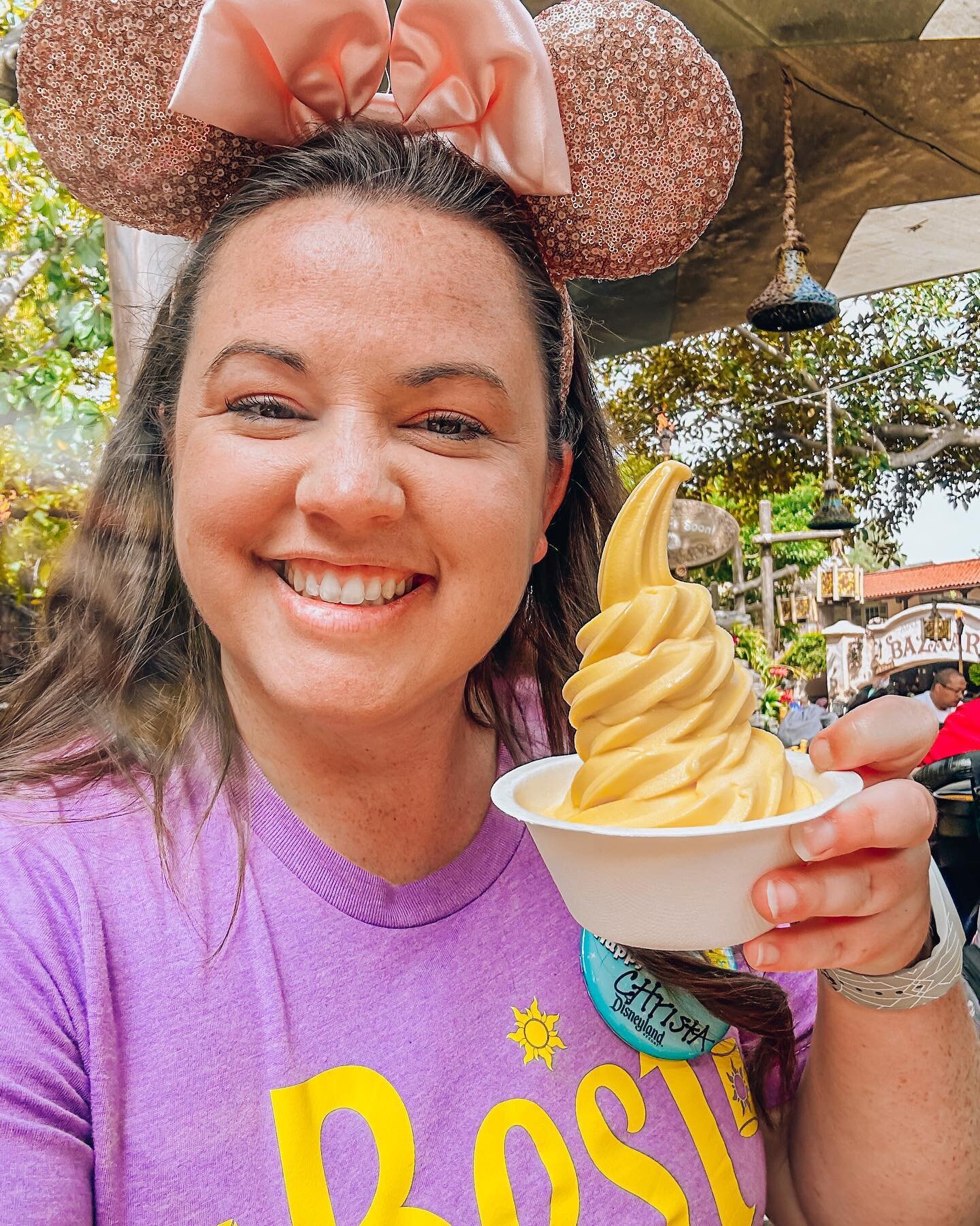 An ode to my favorite, classic Disney snack: the Dole Whip! I&rsquo;ll take you in any form-swirl, float, different flavors (except coconut), with cake, you&rsquo;re just THE BEST! My favorite time to have you is after a ride on Jungle Cruise. 

Happ
