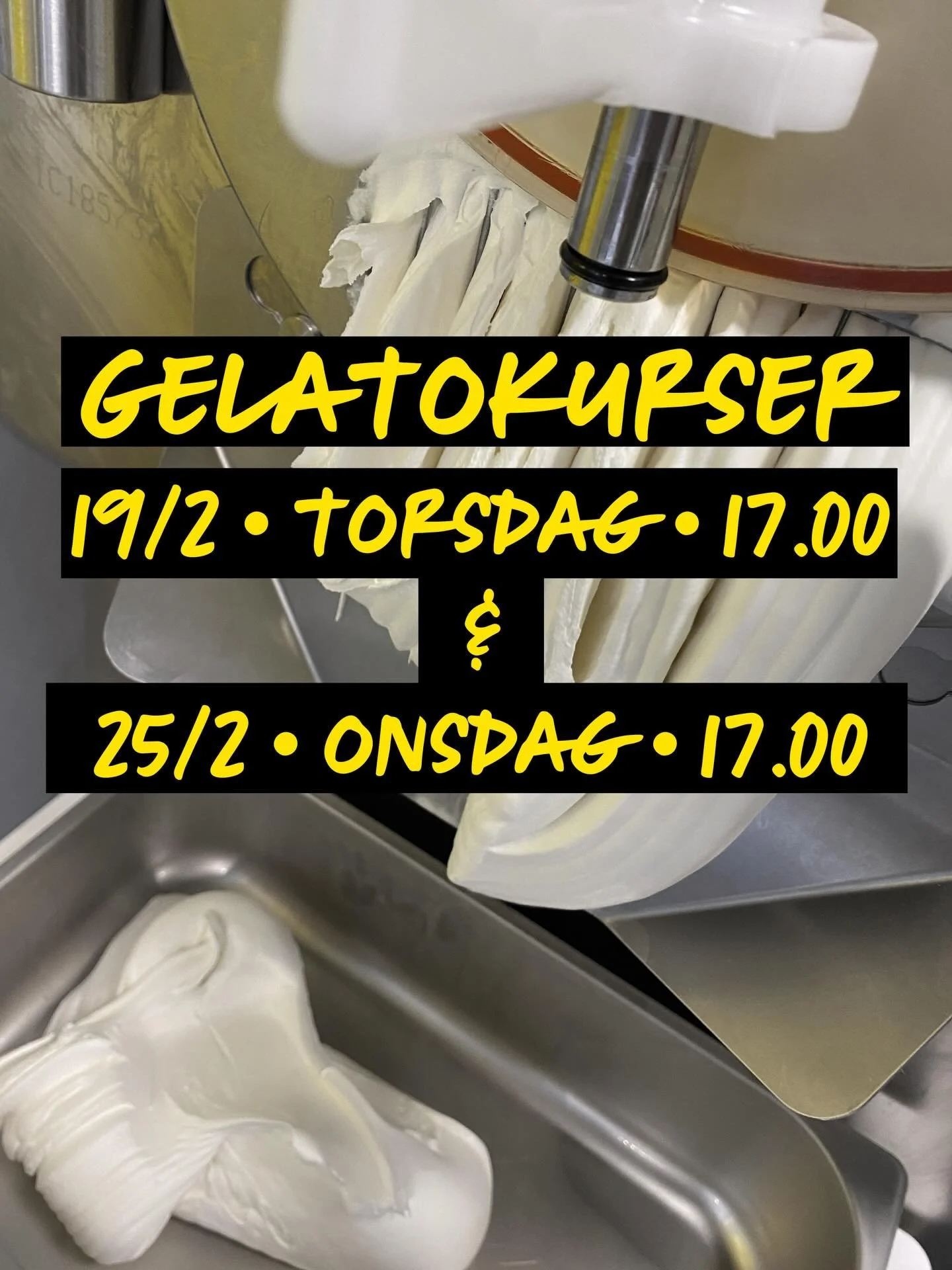 H&auml;ng med och g&ouml;r glass! 🍦😋

Nu blir det tv&aring; kurstillf&auml;llen i februari, kanske de enda f&ouml;re sommaren, f&ouml;r dig som vill l&auml;ra dig mer om glass. 

G&aring; in p&aring; www.lillagummansgelato.se/gelatokurser f&ouml;r 