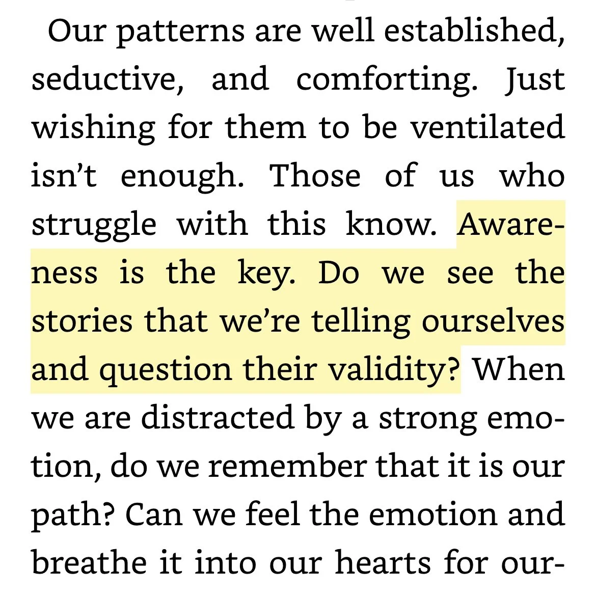 Words I highlighted today