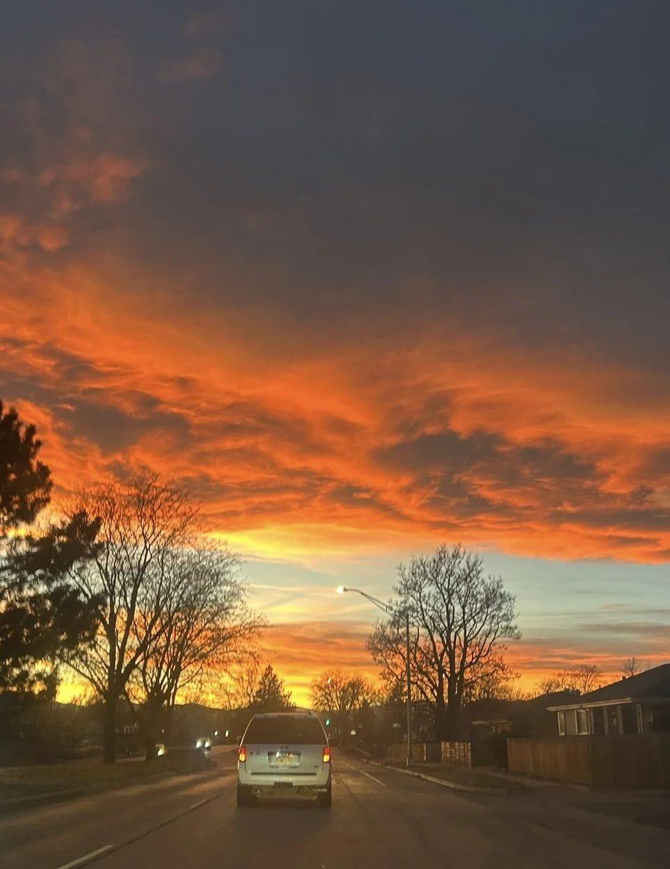 a Colorado sunset