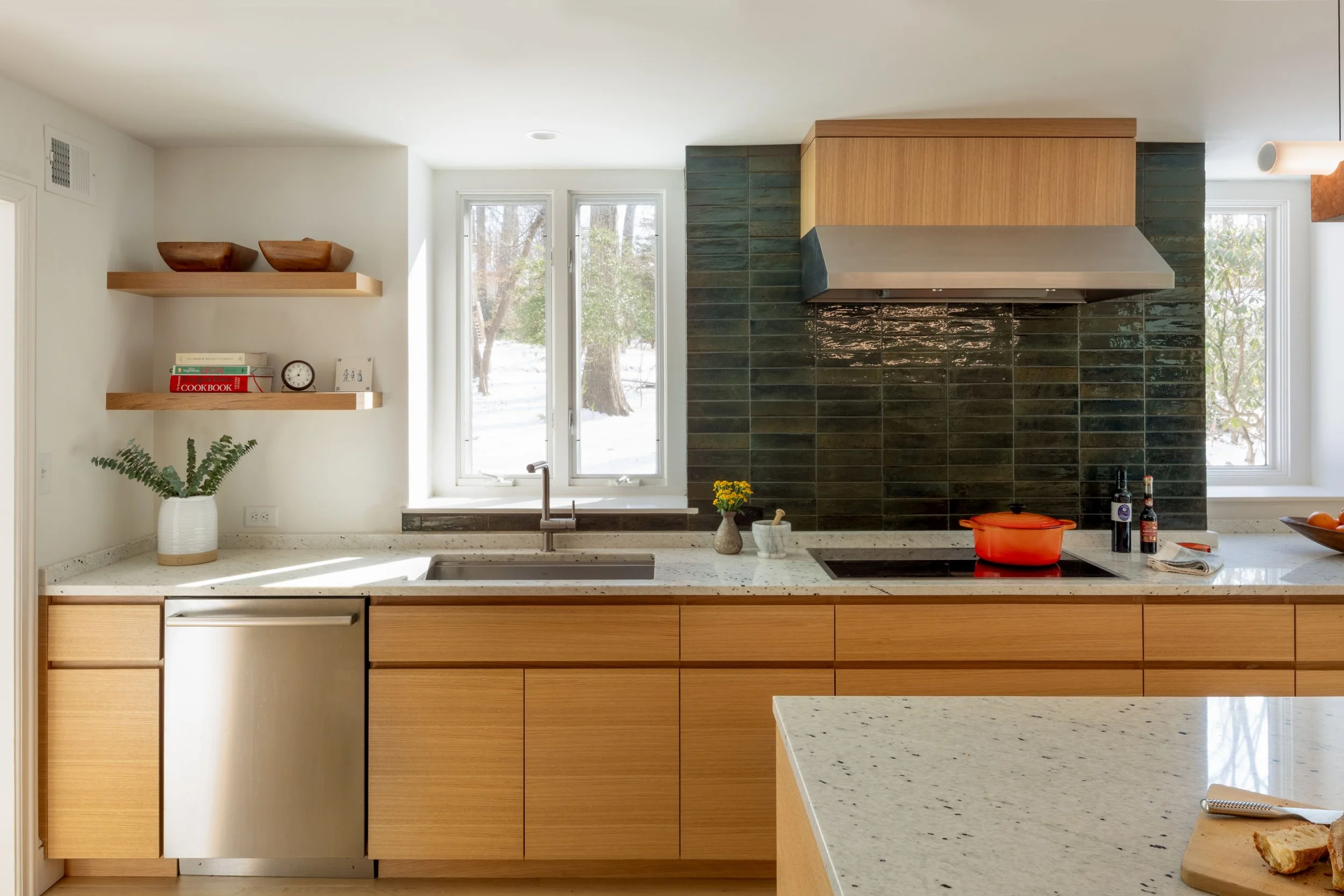 White oak modern kitchen design inspiration