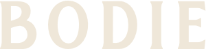 Part of the word 'BODIE' in large beige letters on a dark background.