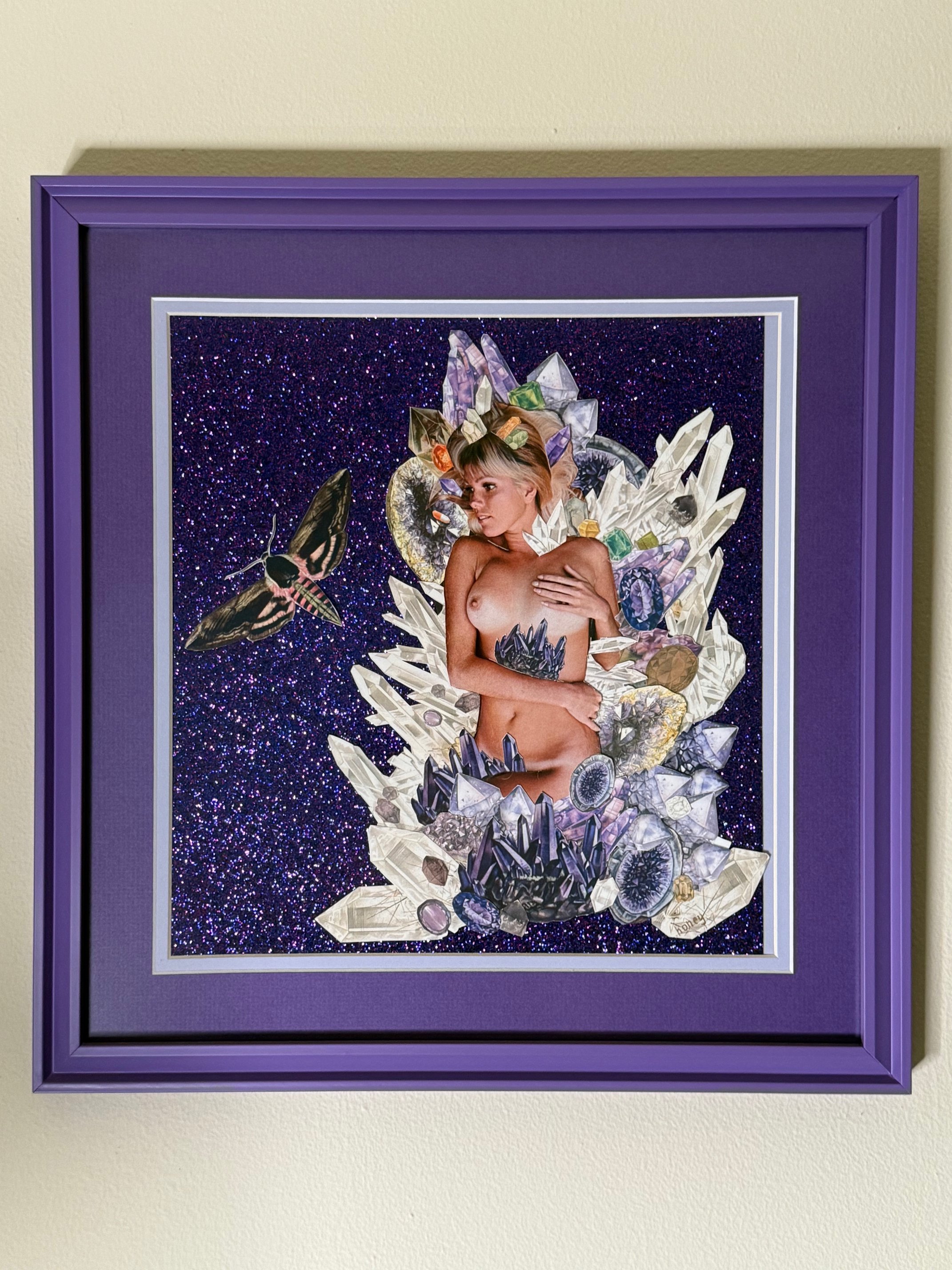 honey jaeger - velvet lined desert basin - framed - 16 3%8 x 15 3%4.jpg