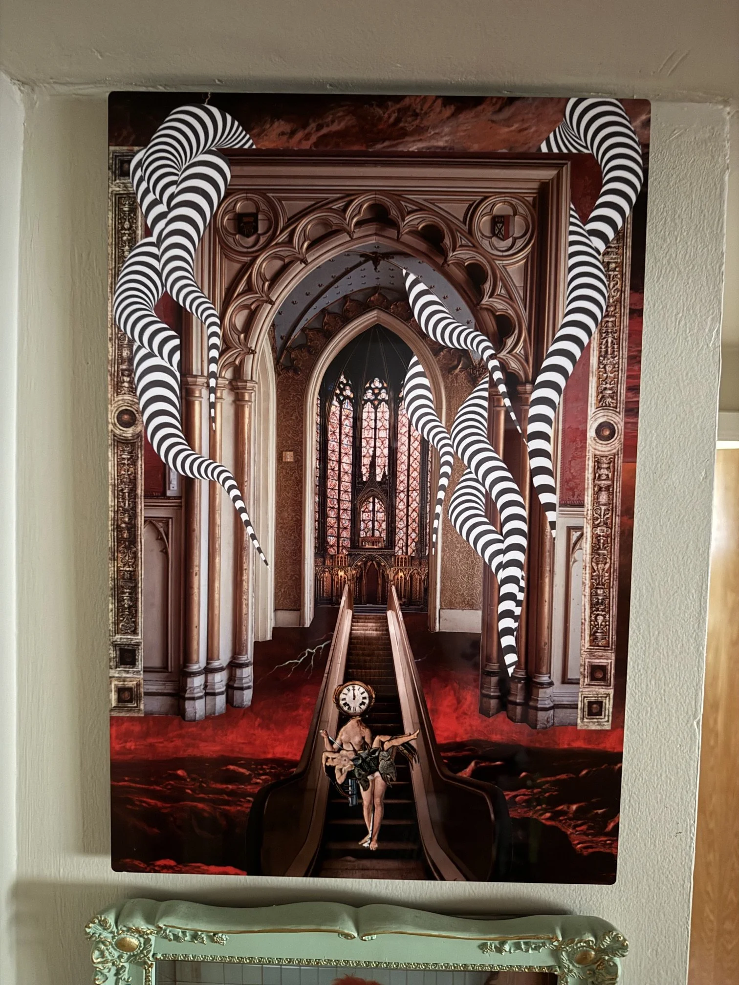 there is no honey... (print on aluminum)