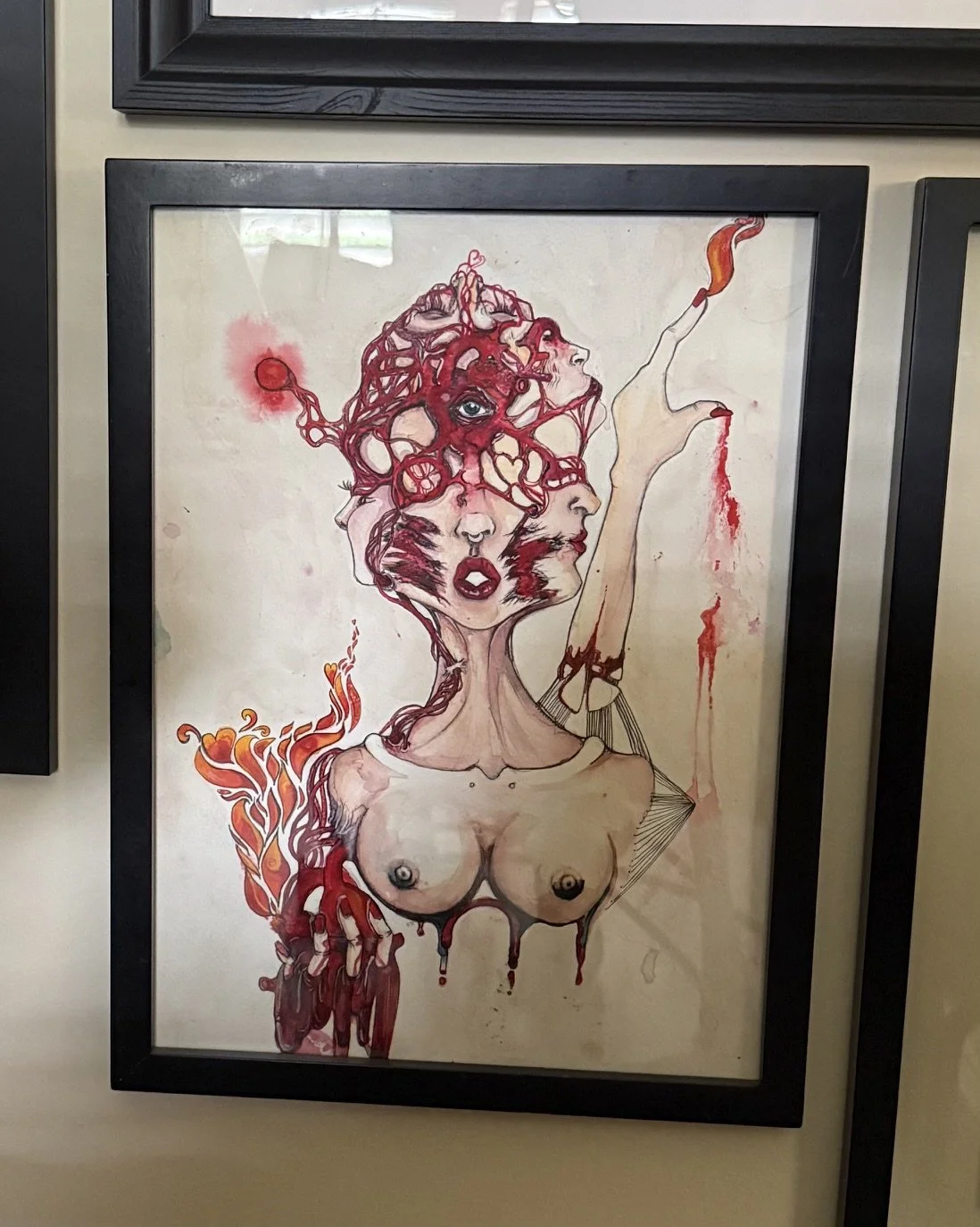 foretold (ink and watercolor on fine art paper)