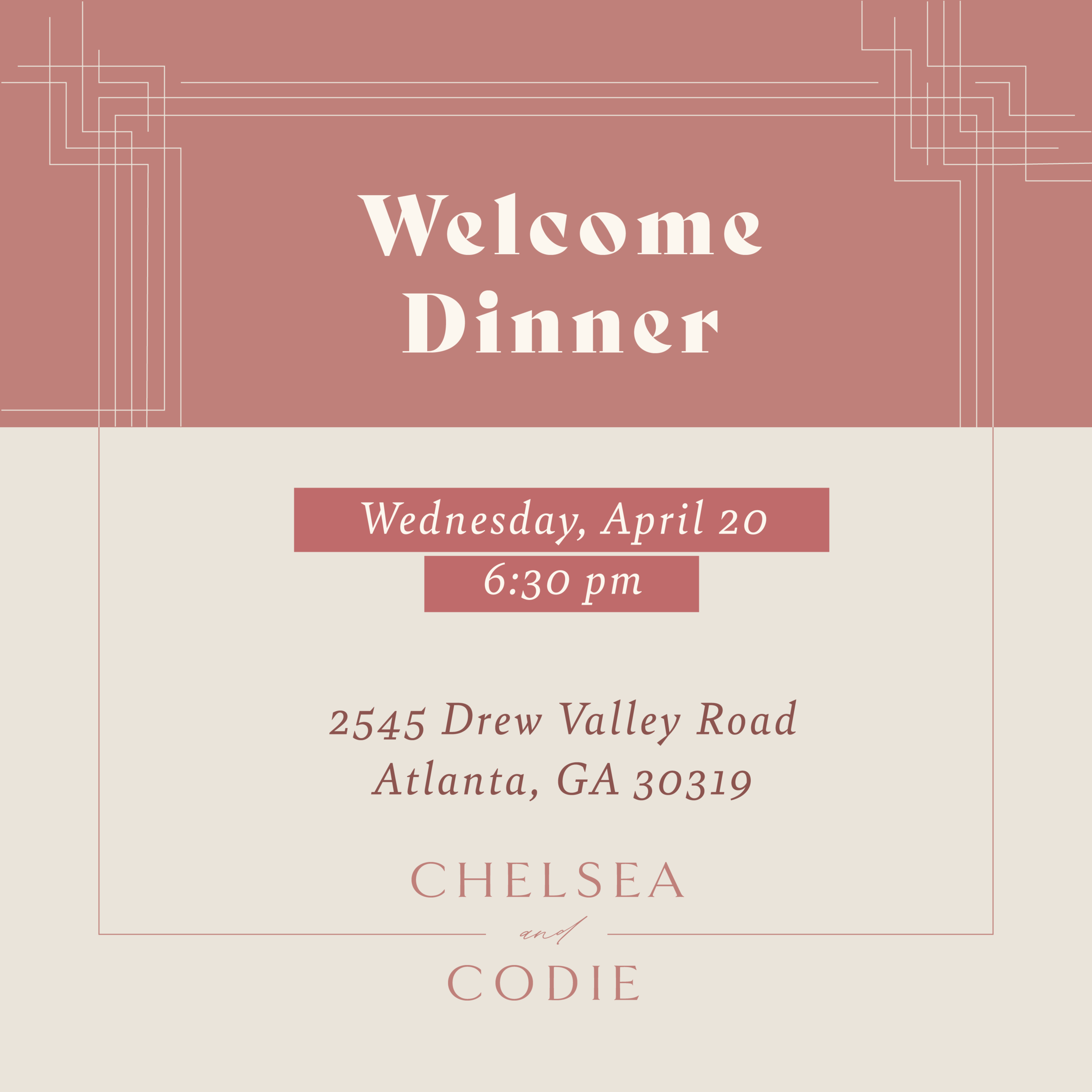 Welcome Dinner