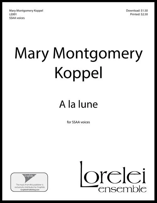 A la lune // Mary Montgomery Koppel