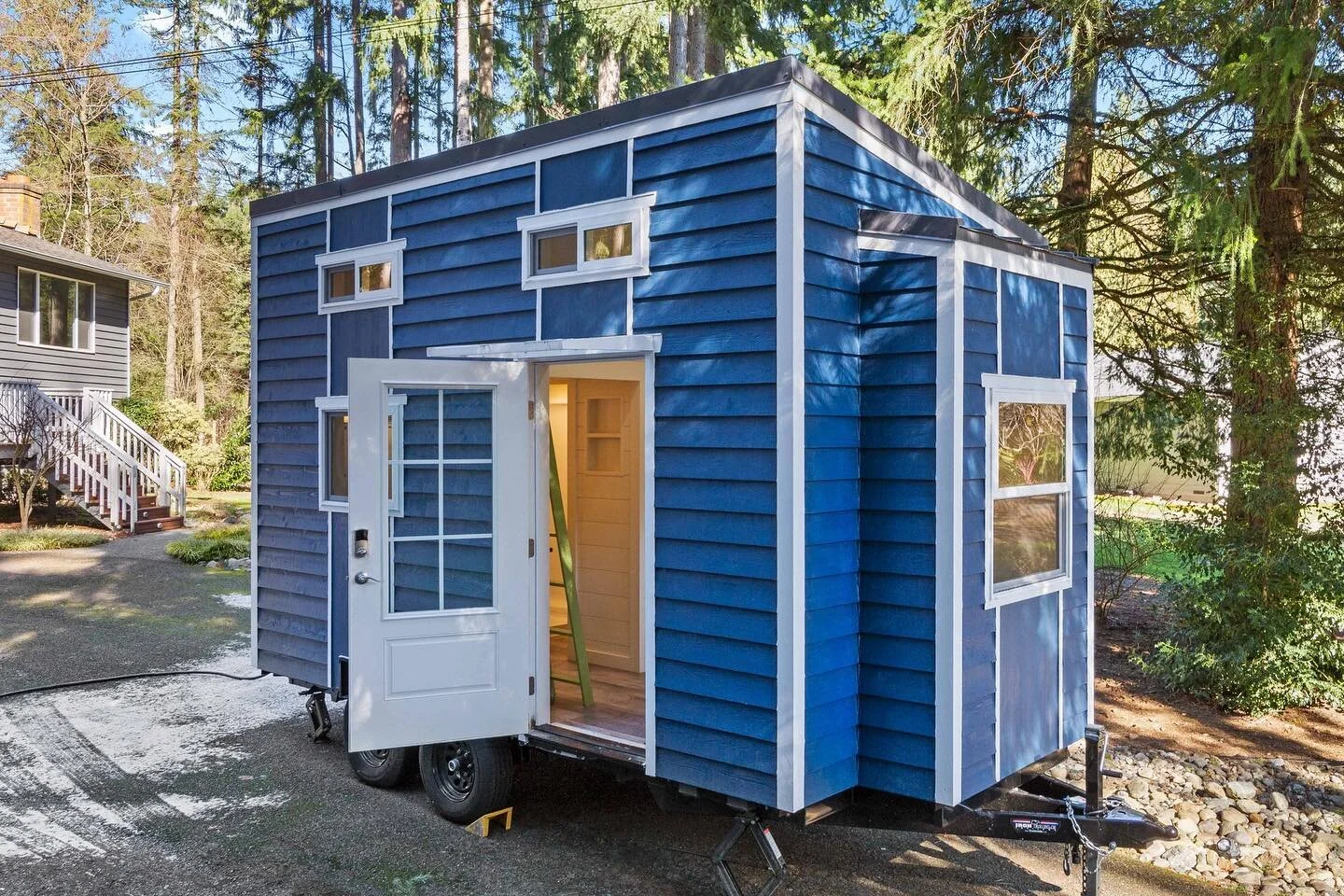 The Tiny is finally done! More photos incoming 🤣 #tinyhouse #alldone #forsale #pnw