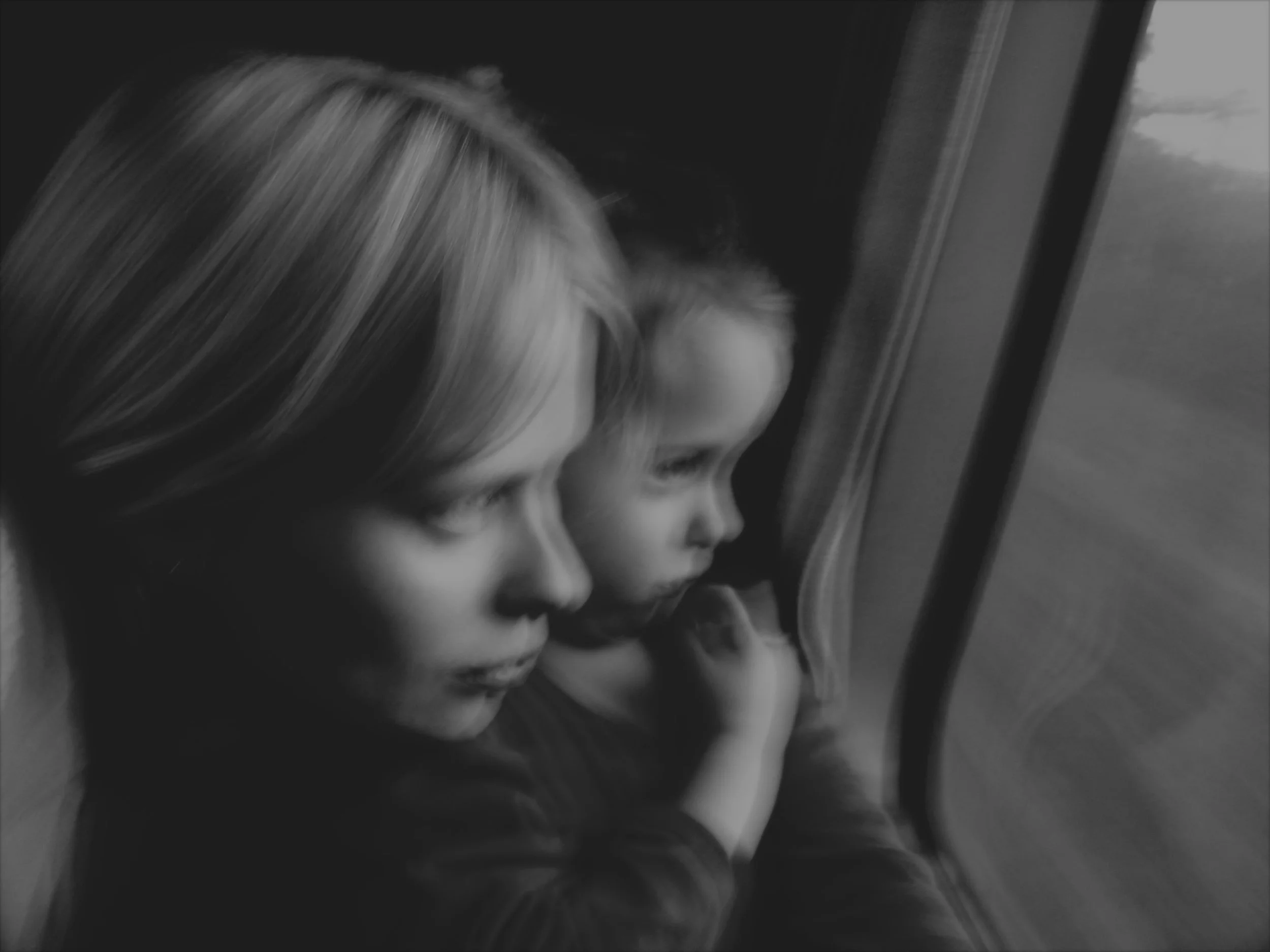 ”Mother & Daughter watching the world go by” 2004